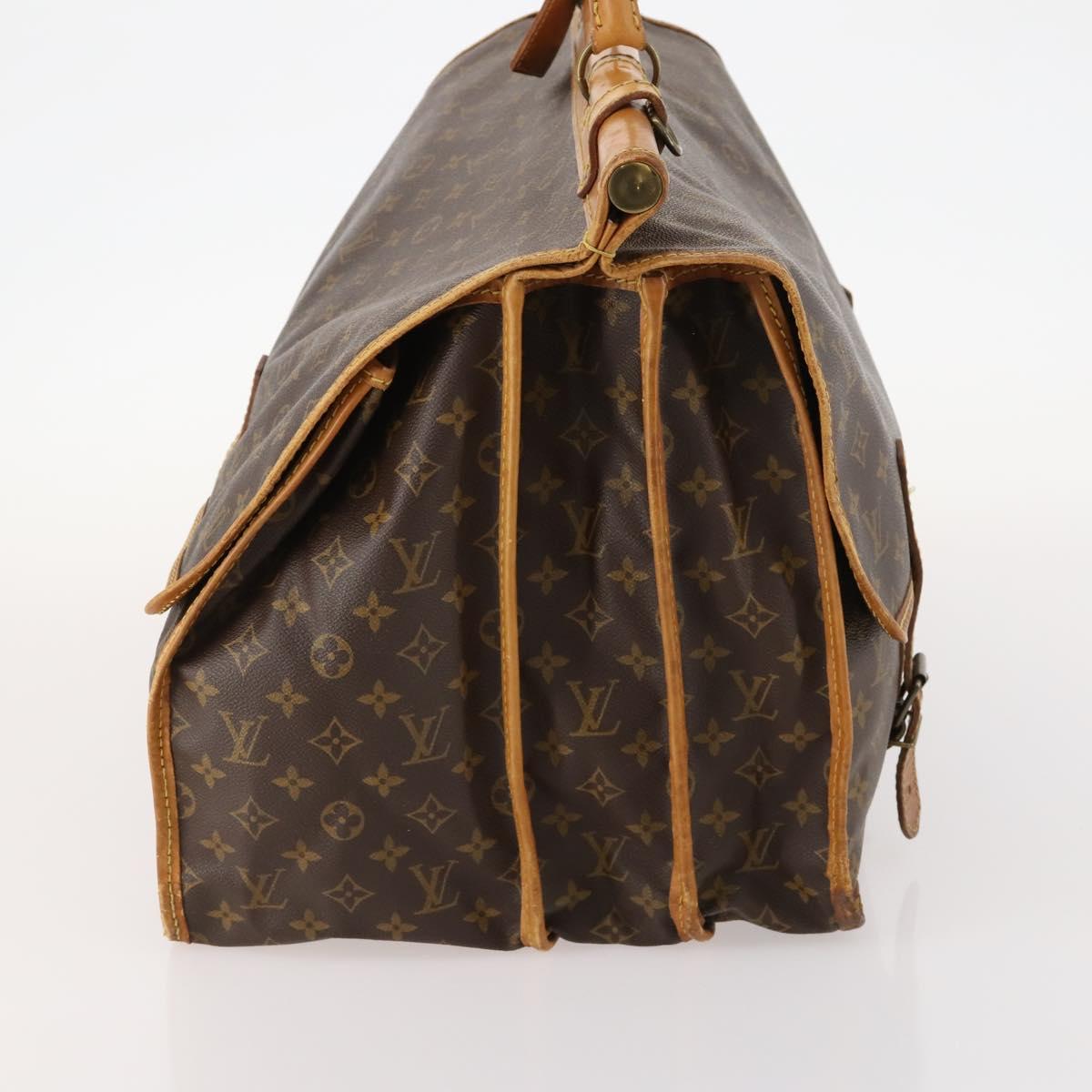 LOUIS VUITTON Monogram Sac Kleber Travel Bag M58122 LV Auth ka2837