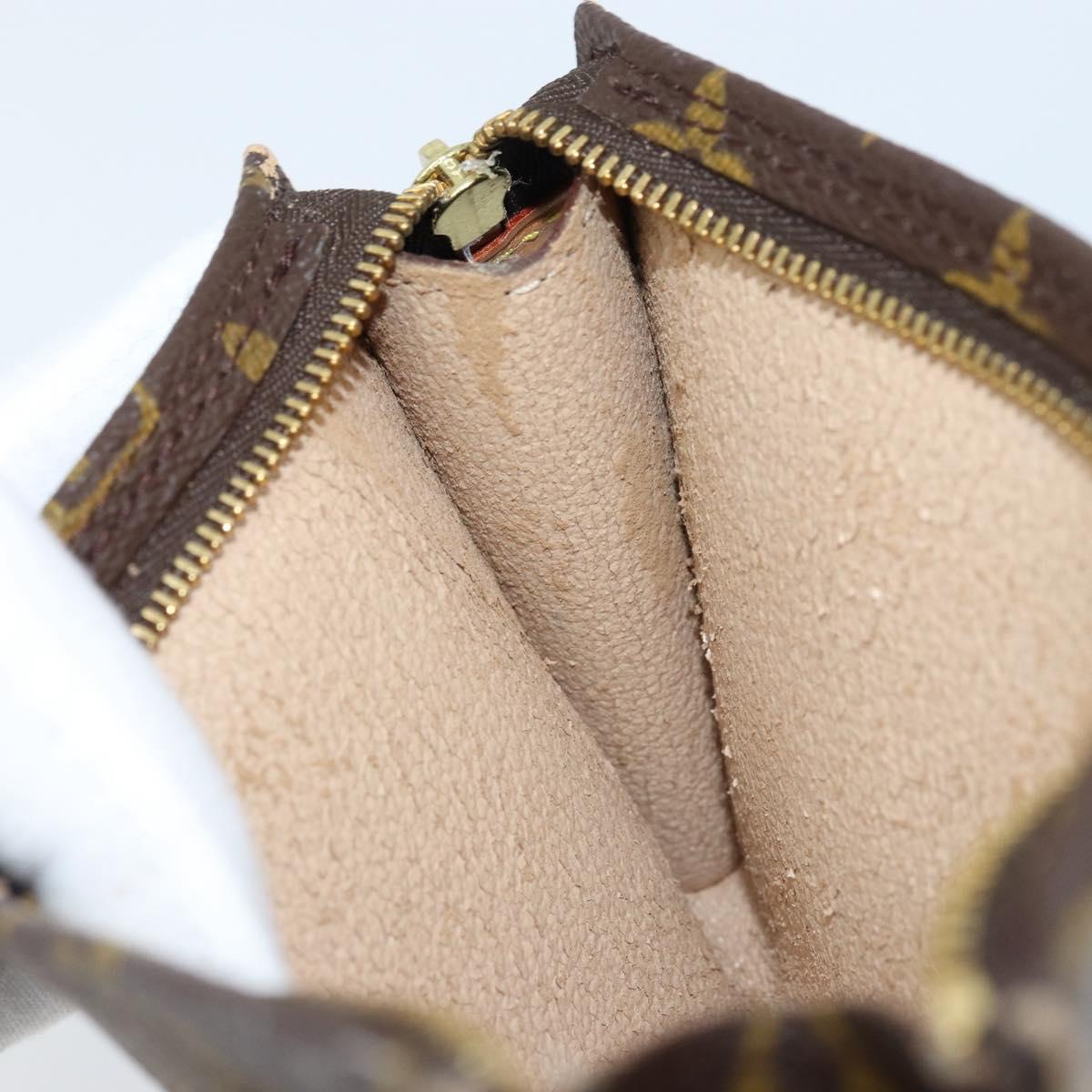 LOUIS VUITTON Monogram Bucket PM Accessory Pouch LV Auth ka2841