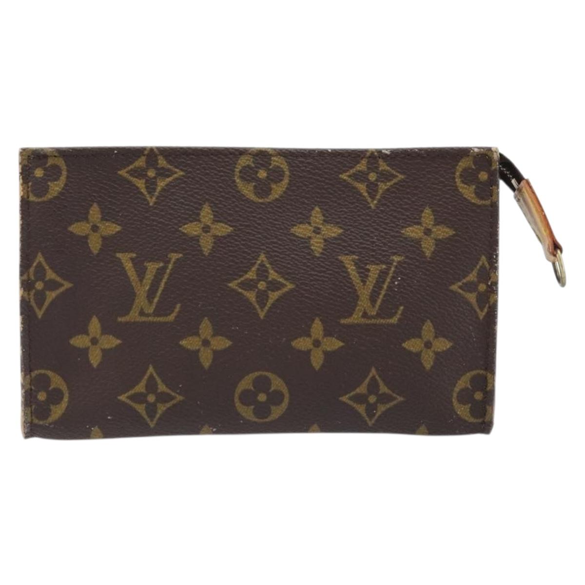 LOUIS VUITTON Monogram Bucket PM Accessory Pouch LV Auth ka2841