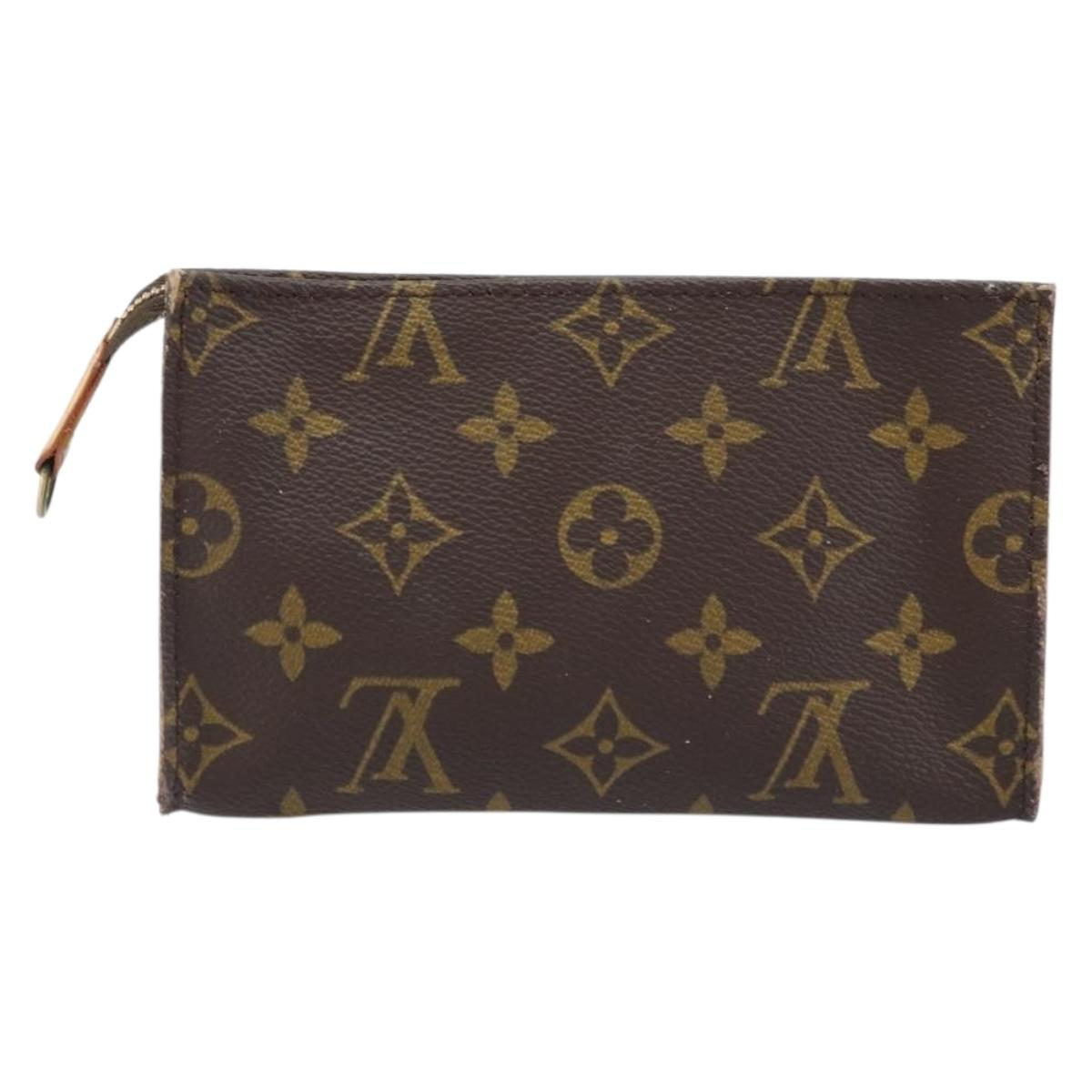 LOUIS VUITTON Monogram Bucket PM Accessory Pouch LV Auth ka2841