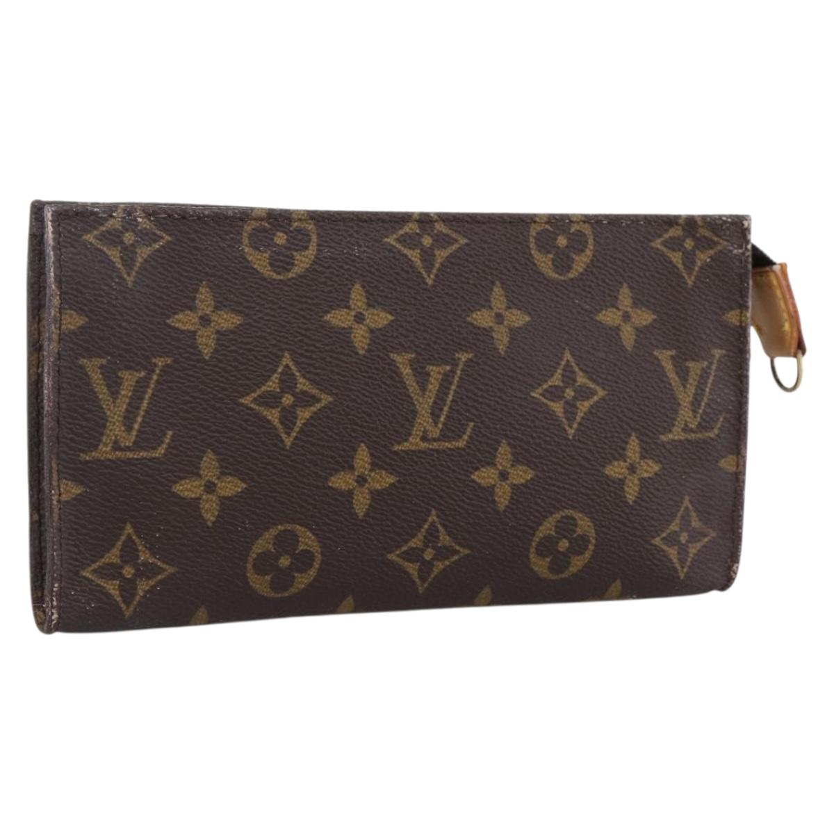 LOUIS VUITTON Monogram Bucket GM Accessory Pouch LV Auth ka2842