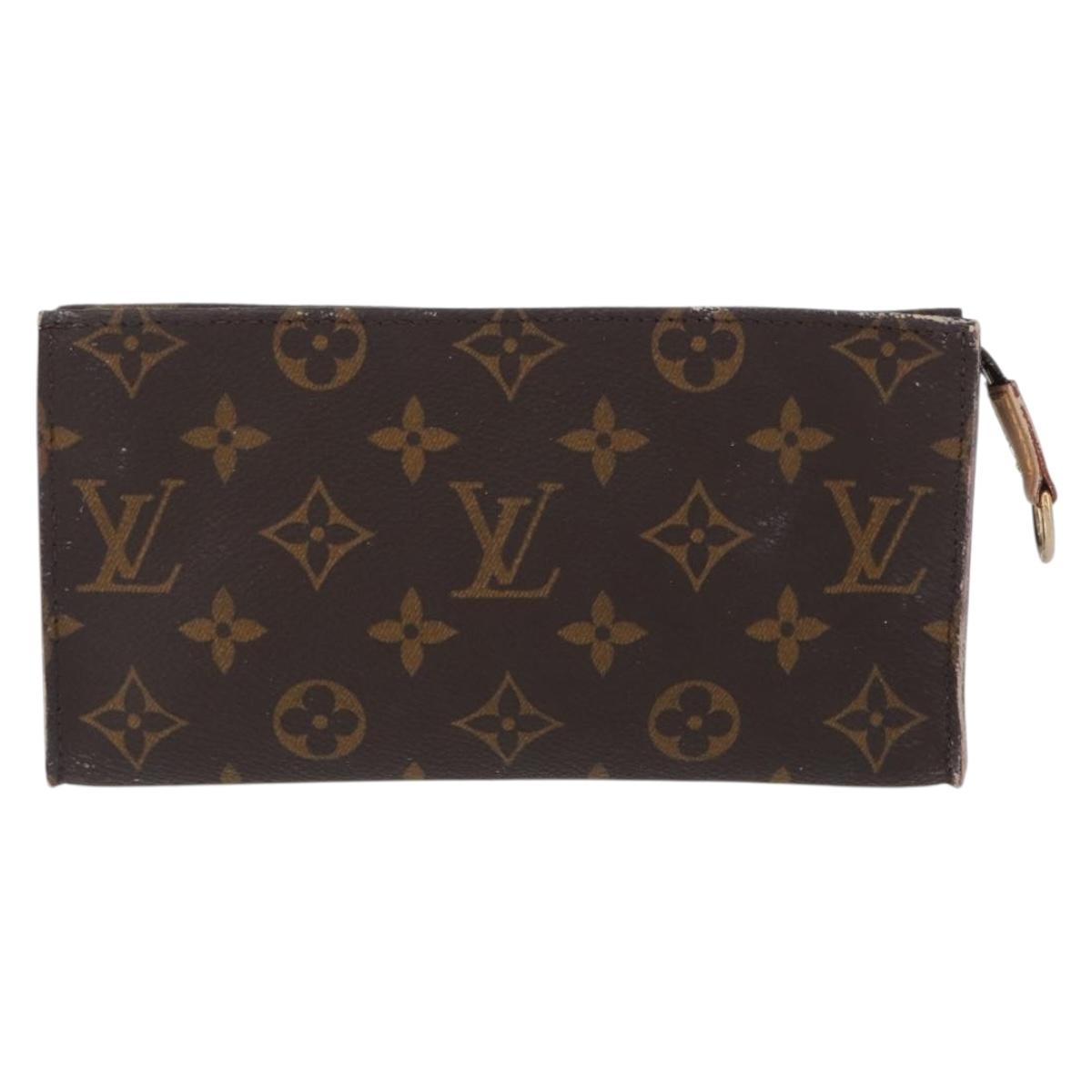 LOUIS VUITTON Monogram Bucket GM Accessory Pouch LV Auth ka2843