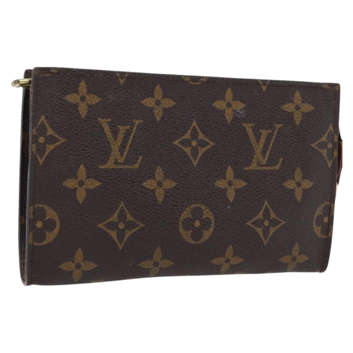 LOUIS VUITTON Monogram Bucket PM Accessory Pouch LV Auth ka2844