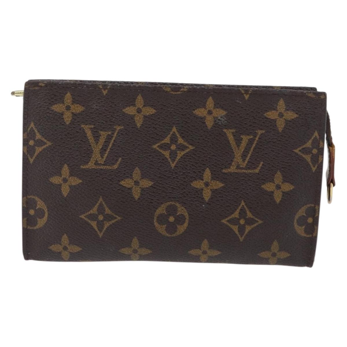 LOUIS VUITTON Monogram Bucket PM Accessory Pouch LV Auth ka2844