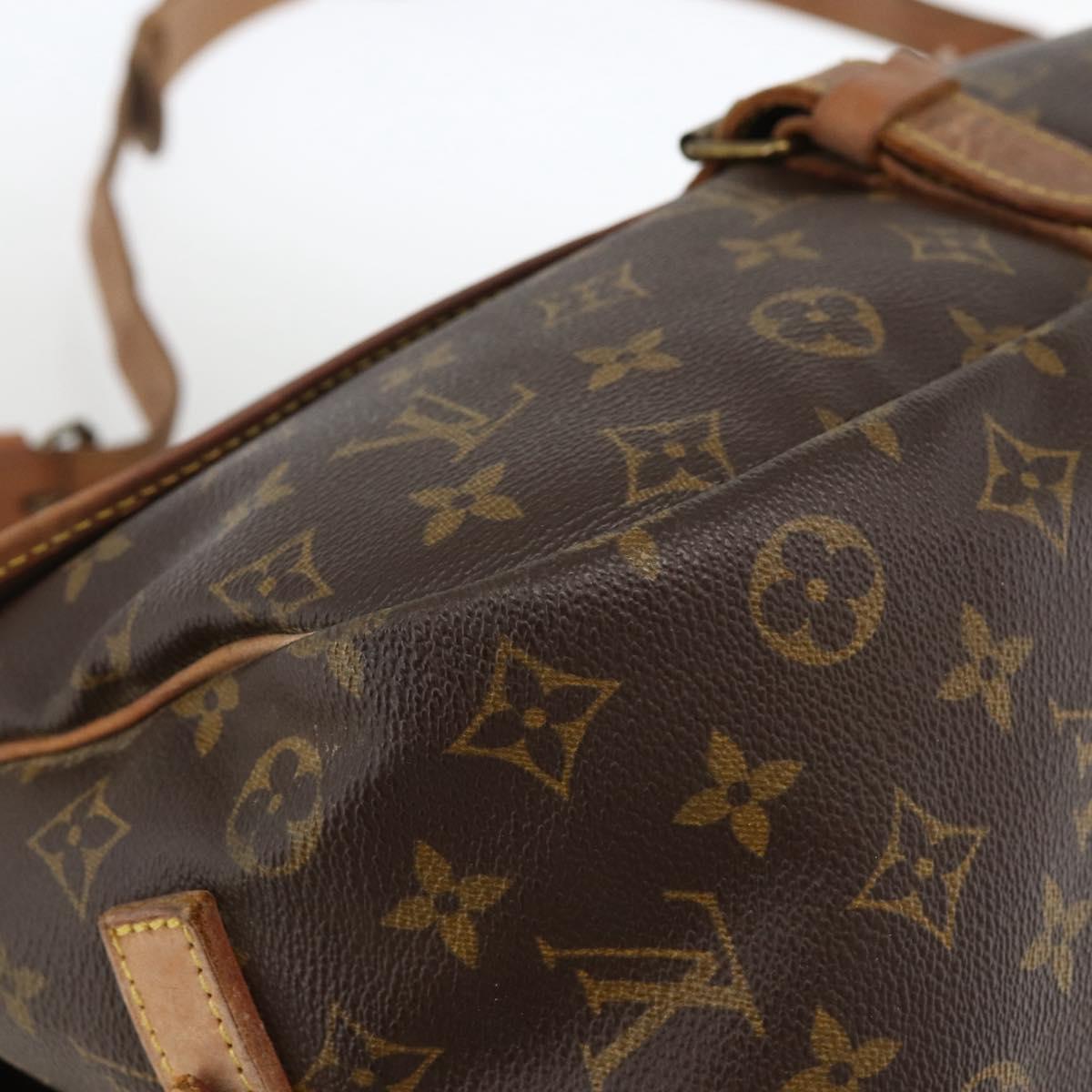 LOUIS VUITTON Monogram Saumur 35 Shoulder Bag M42254 LV Auth ka2845