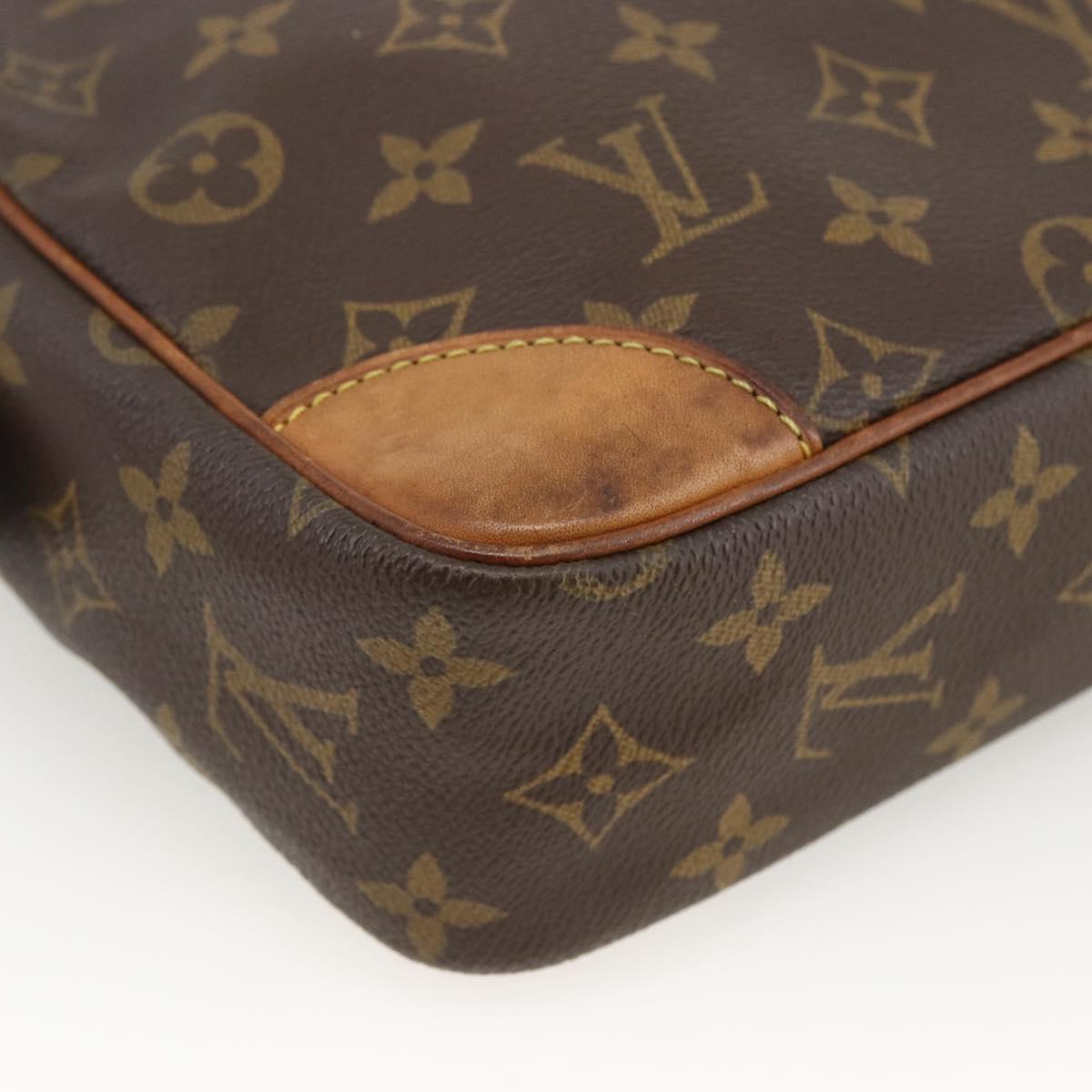 LOUIS VUITTON Monogram Compiegne 28 Clutch Bag M51845 LV Auth ka2849