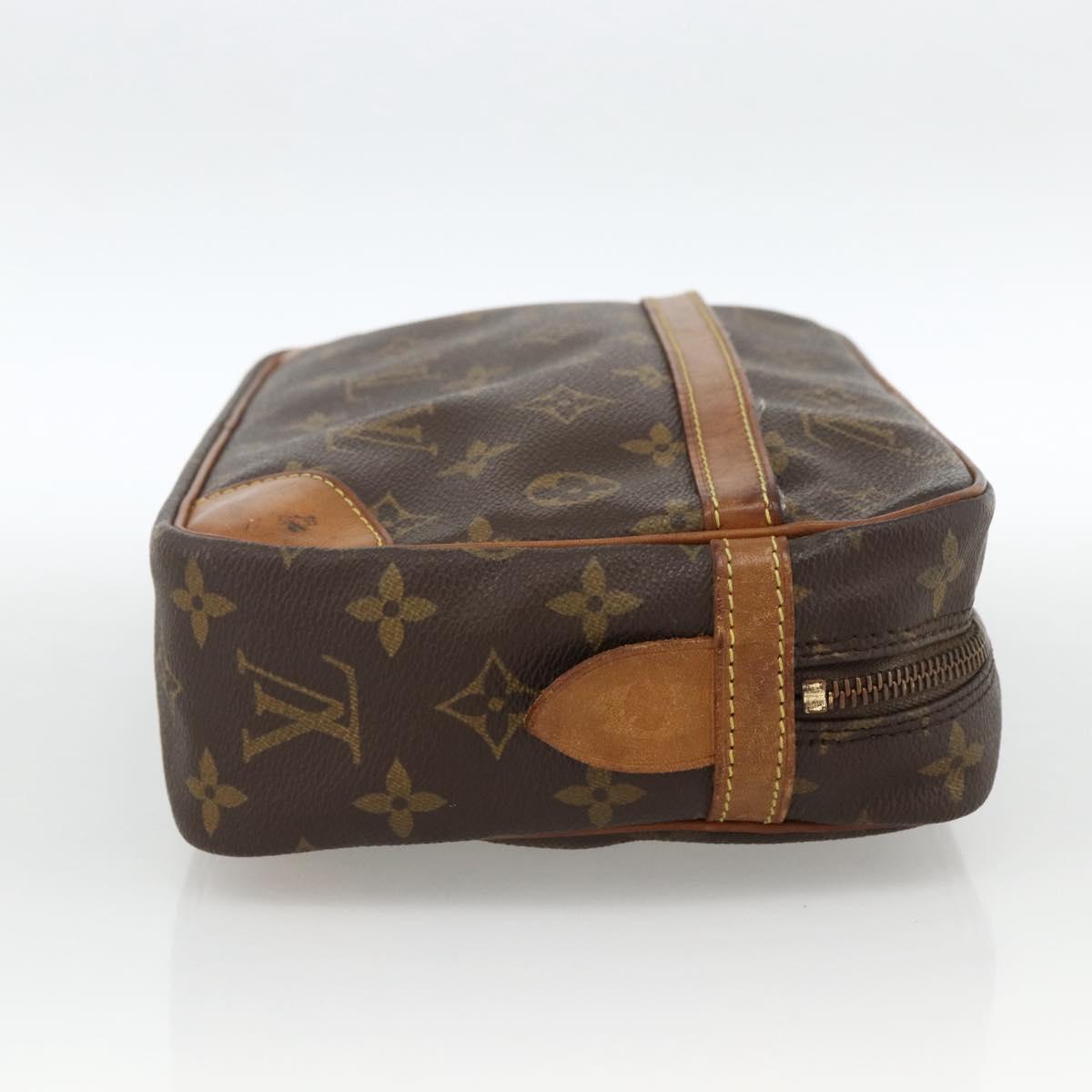 LOUIS VUITTON Monogram Compiegne 28 Clutch Bag M51845 LV Auth ka2849