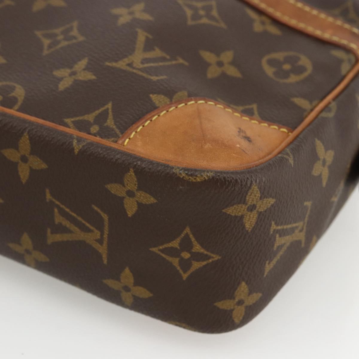 LOUIS VUITTON Monogram Compiegne 28 Clutch Bag M51845 LV Auth ka2849