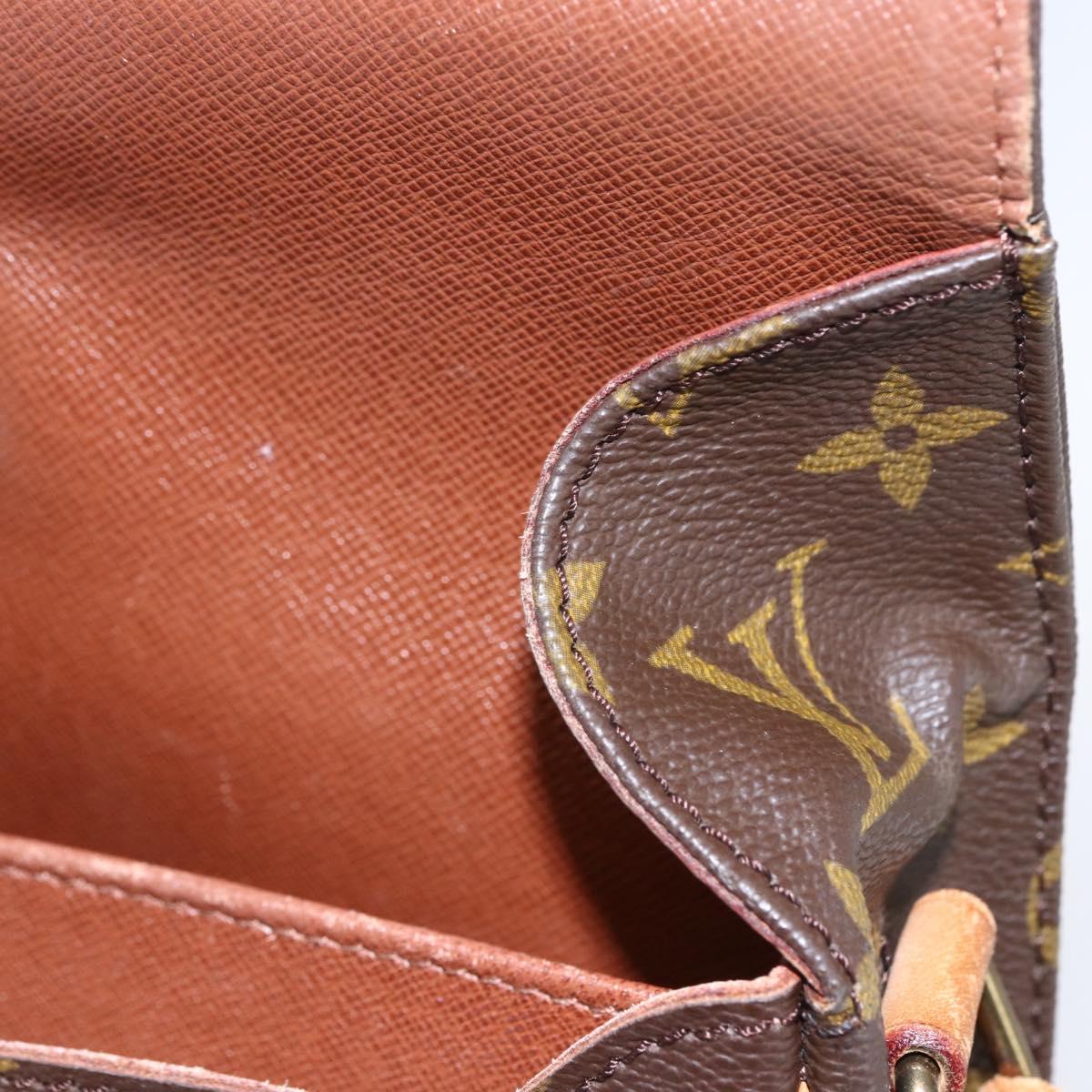 LOUIS VUITTON Monogram Cartouchiere MM Shoulder Bag M51253 LV Auth ka285