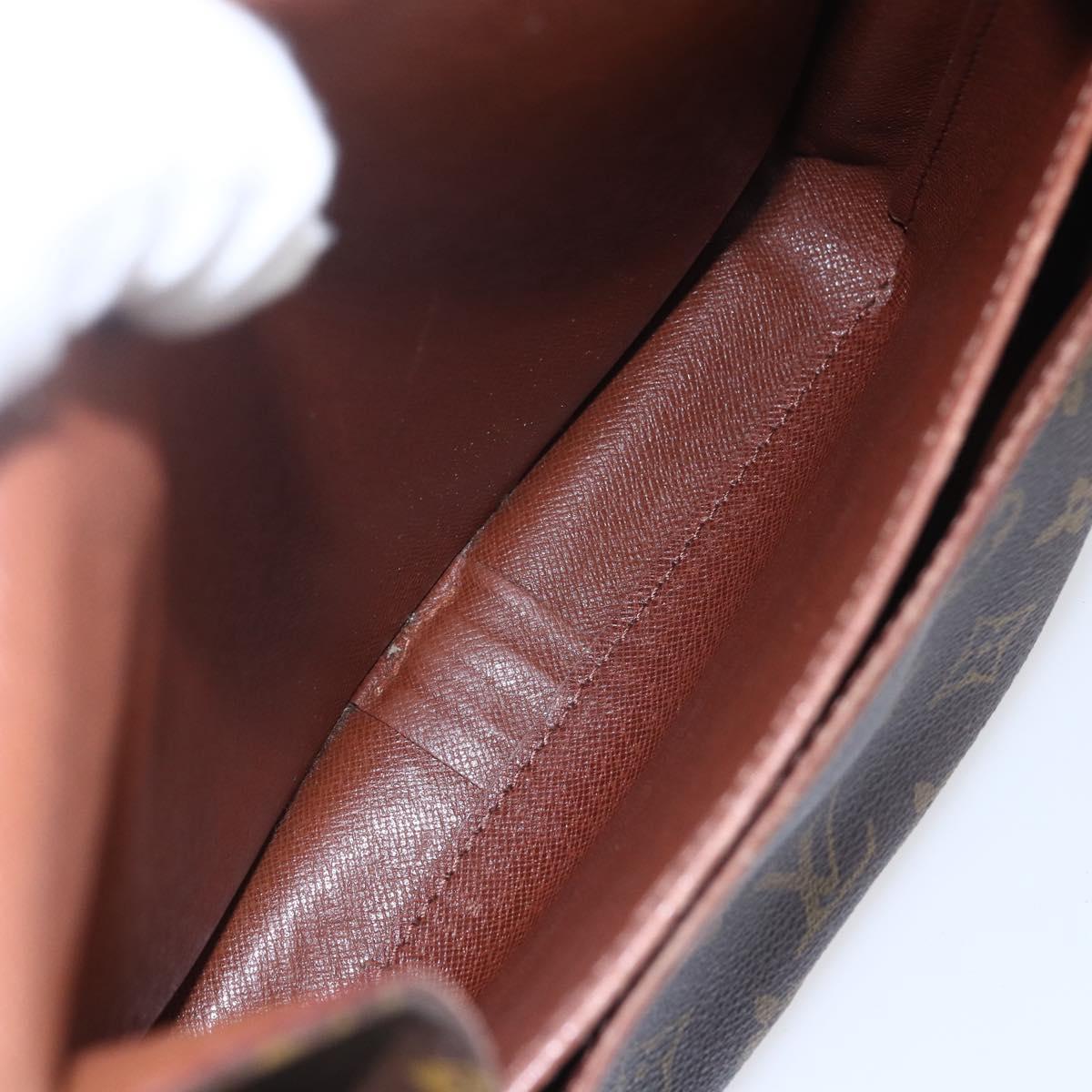 LOUIS VUITTON Monogram Cartouchiere MM Shoulder Bag M51253 LV Auth ka285