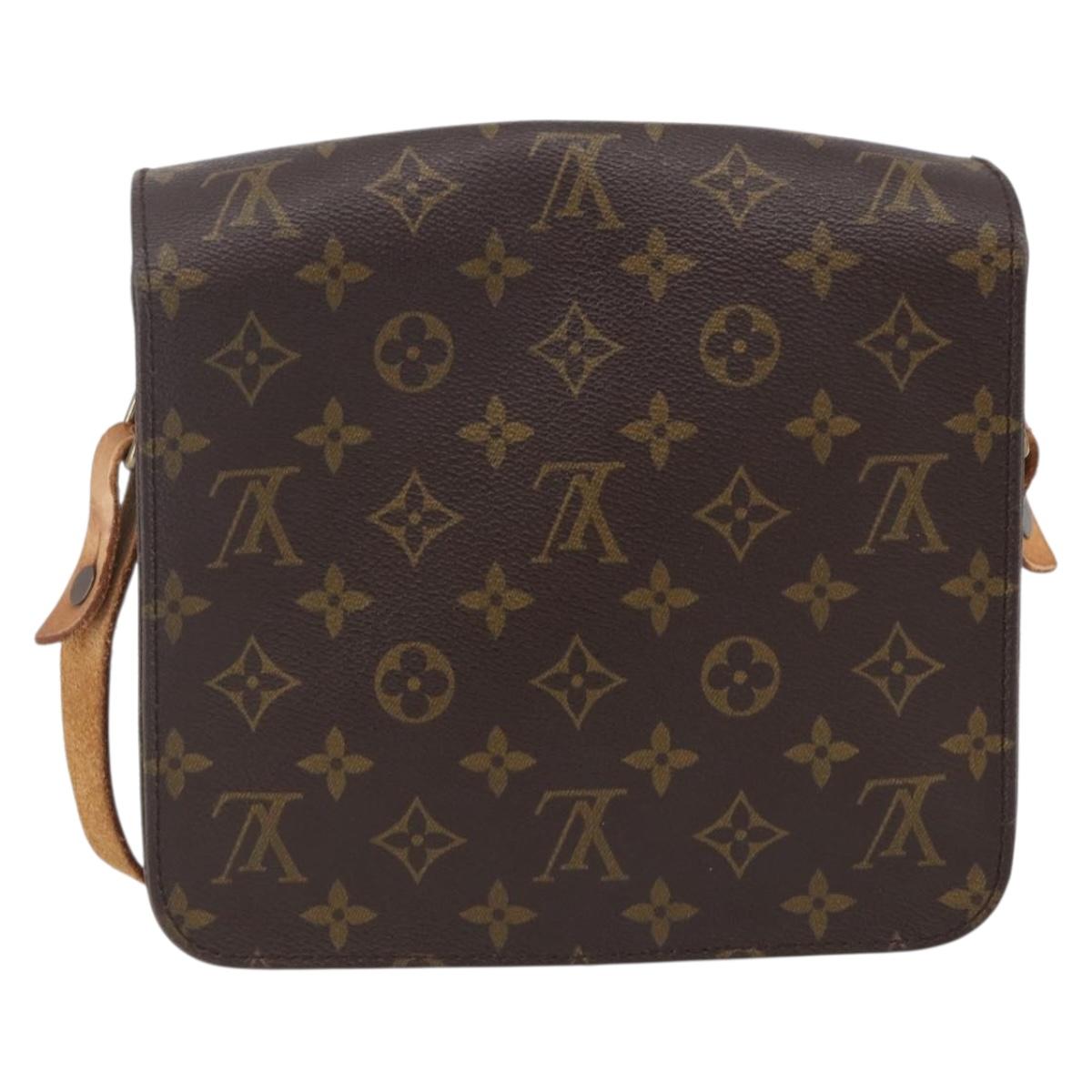 LOUIS VUITTON Monogram Cartouchiere MM Shoulder Bag M51253 LV Auth ka285