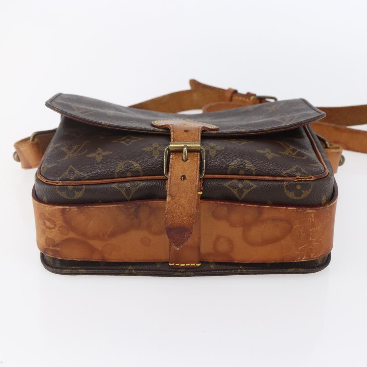 LOUIS VUITTON Monogram Cartouchiere MM Shoulder Bag M51253 LV Auth ka285