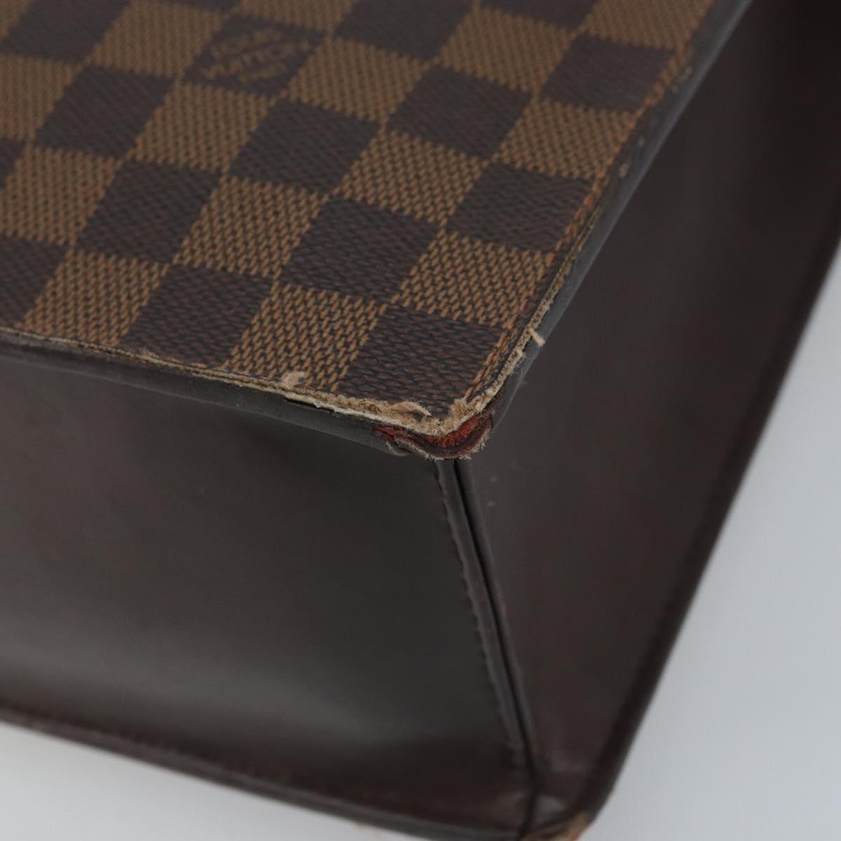 LOUIS VUITTON Damier Ebene Venice PM Hand Bag N51145 LV Auth ka2850
