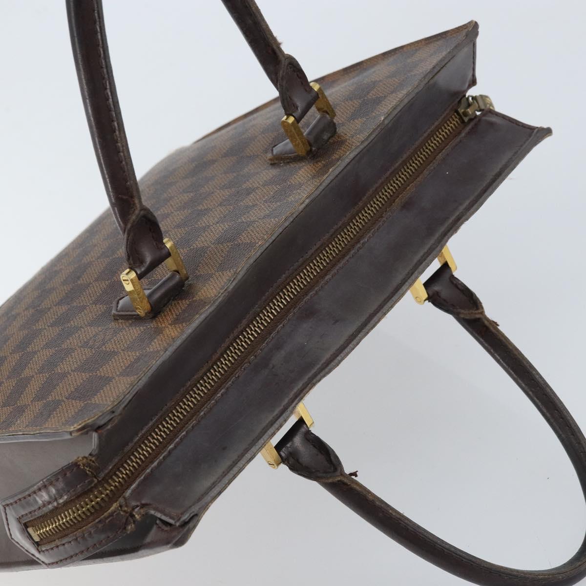 LOUIS VUITTON Damier Ebene Venice PM Hand Bag N51145 LV Auth ka2850