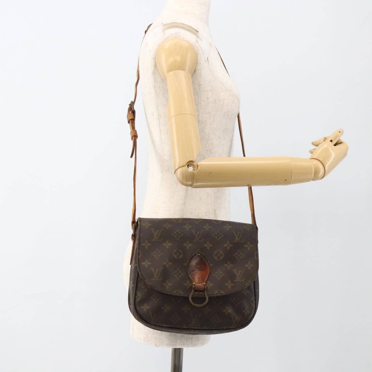 LOUIS VUITTON Monogram Saint Cloud GM Shoulder Bag M51242 LV Auth ka2858