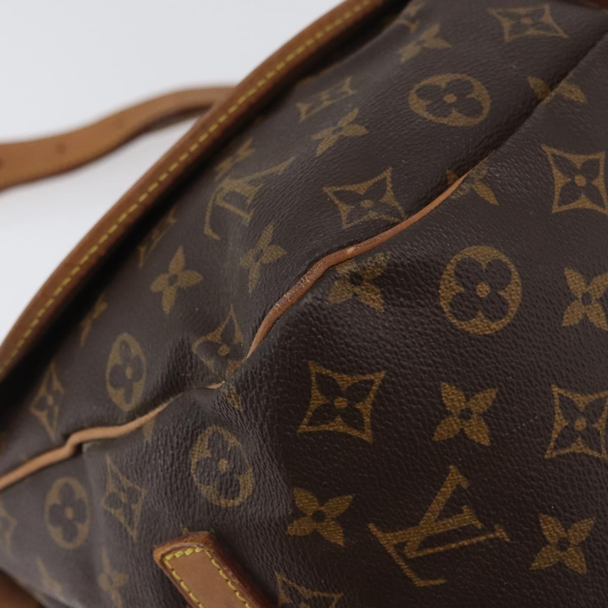 LOUIS VUITTON Monogram Saumur 35 Shoulder Bag M42254 LV Auth ka2872