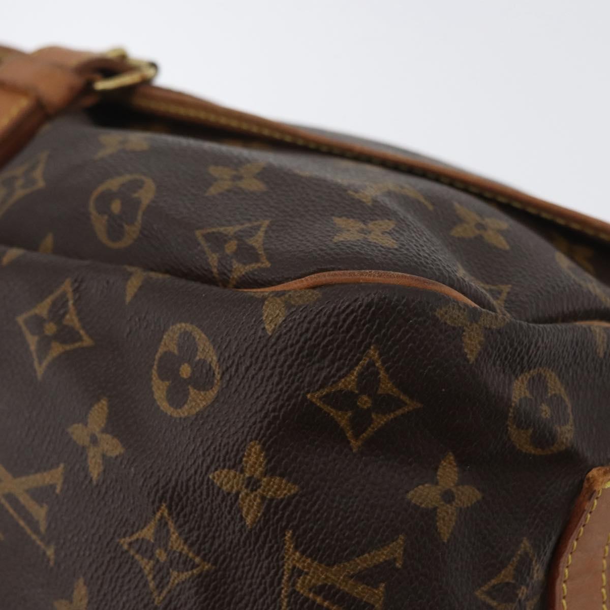 LOUIS VUITTON Monogram Saumur 35 Shoulder Bag M42254 LV Auth ka2872