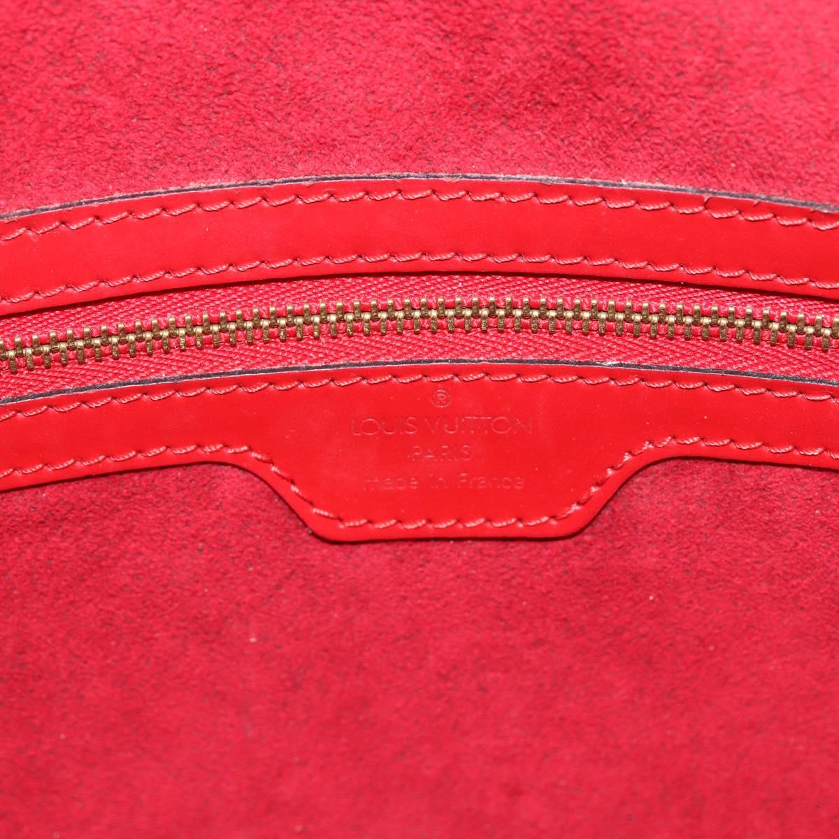 LOUIS VUITTON Epi Lussac Shoulder Bag Red M52287 LV Auth ka2880