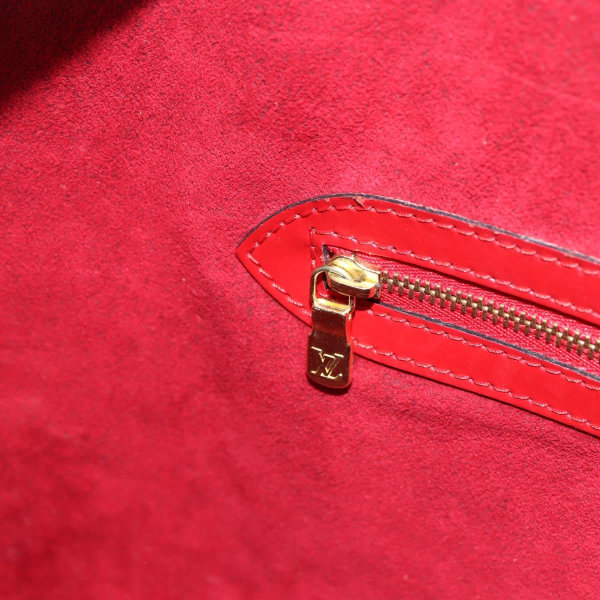 LOUIS VUITTON Epi Lussac Shoulder Bag Red M52287 LV Auth ka2880