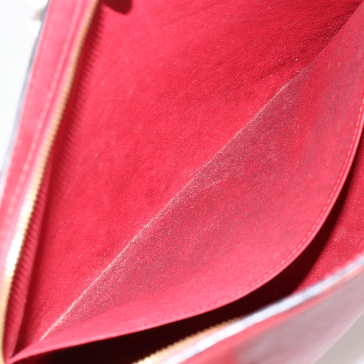 LOUIS VUITTON Epi Lussac Shoulder Bag Red M52287 LV Auth ka2880