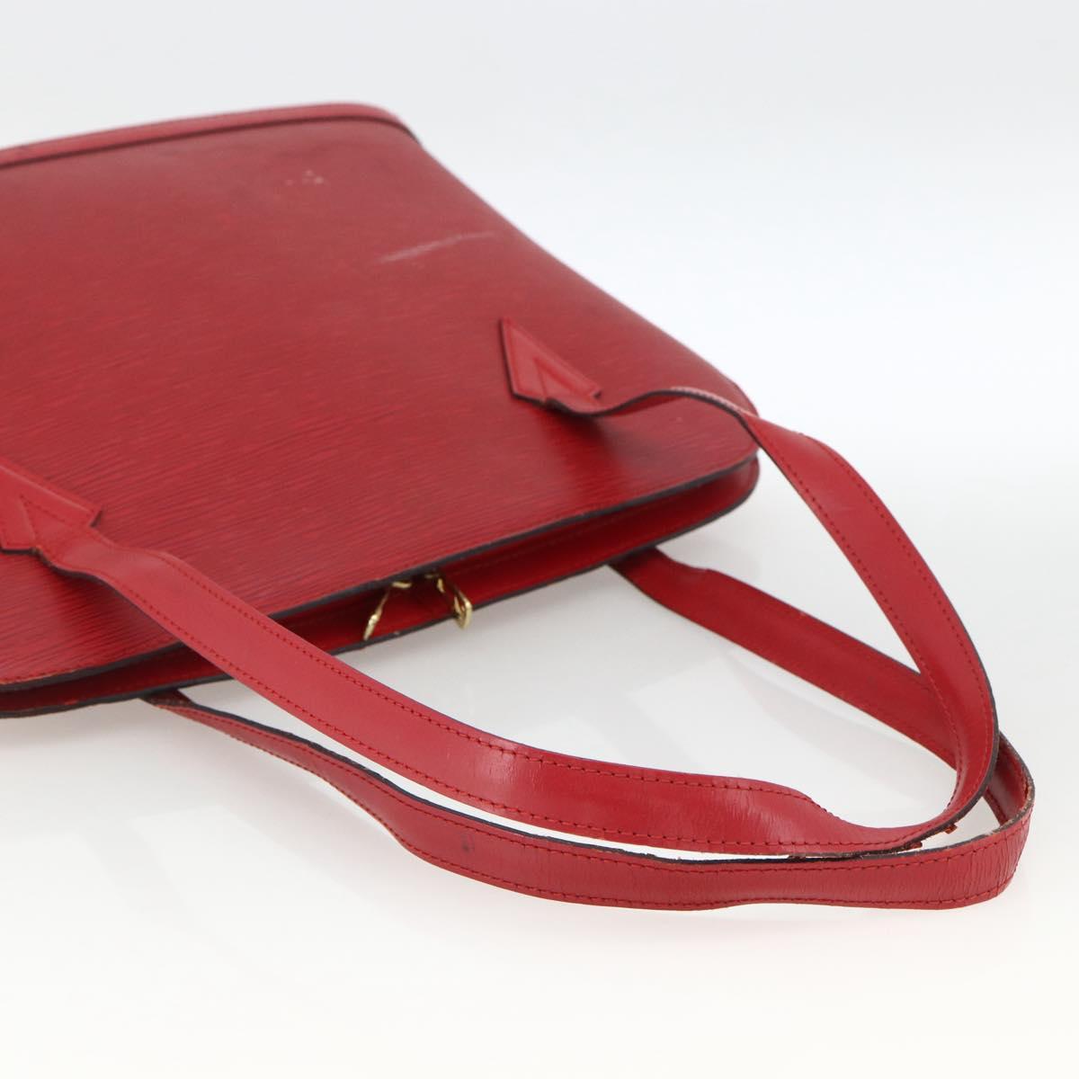 LOUIS VUITTON Epi Lussac Shoulder Bag Red M52287 LV Auth ka2880