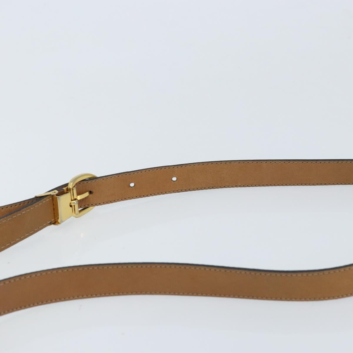 Christian Dior Honeycomb Canvas Shoulder Bag PVC Beige Gold Auth ka2907