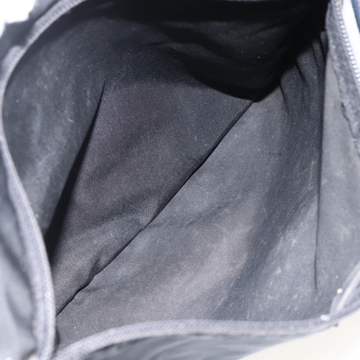 PRADA Shoulder Bag Nylon Black Silver Auth ka2916