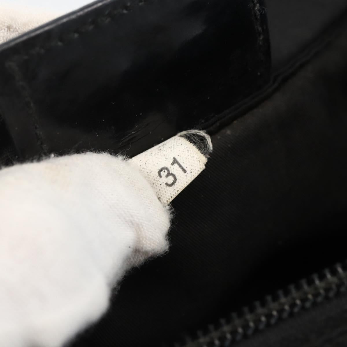 PRADA Shoulder Bag Nylon Black Silver Auth ka2916