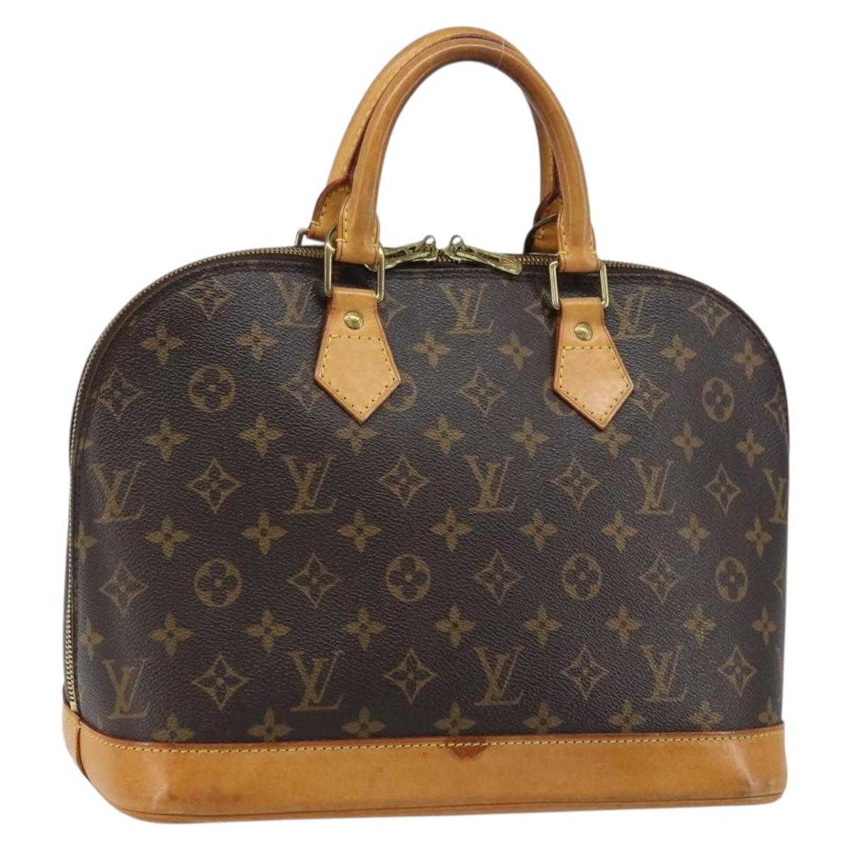 LOUIS VUITTON Monogram Alma Hand Bag M51130 LV Auth ka2922