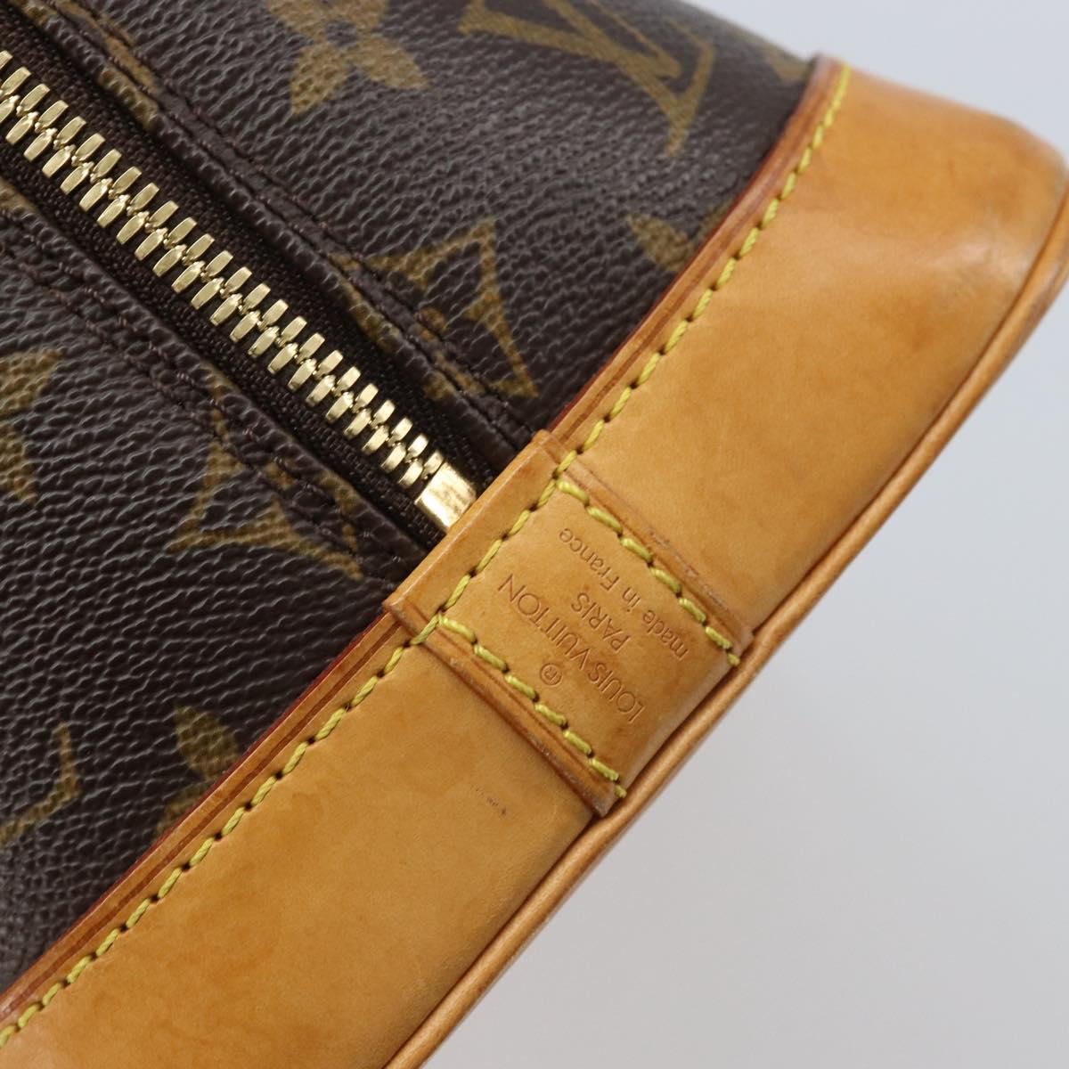 LOUIS VUITTON Monogram Alma Hand Bag M51130 LV Auth ka2922