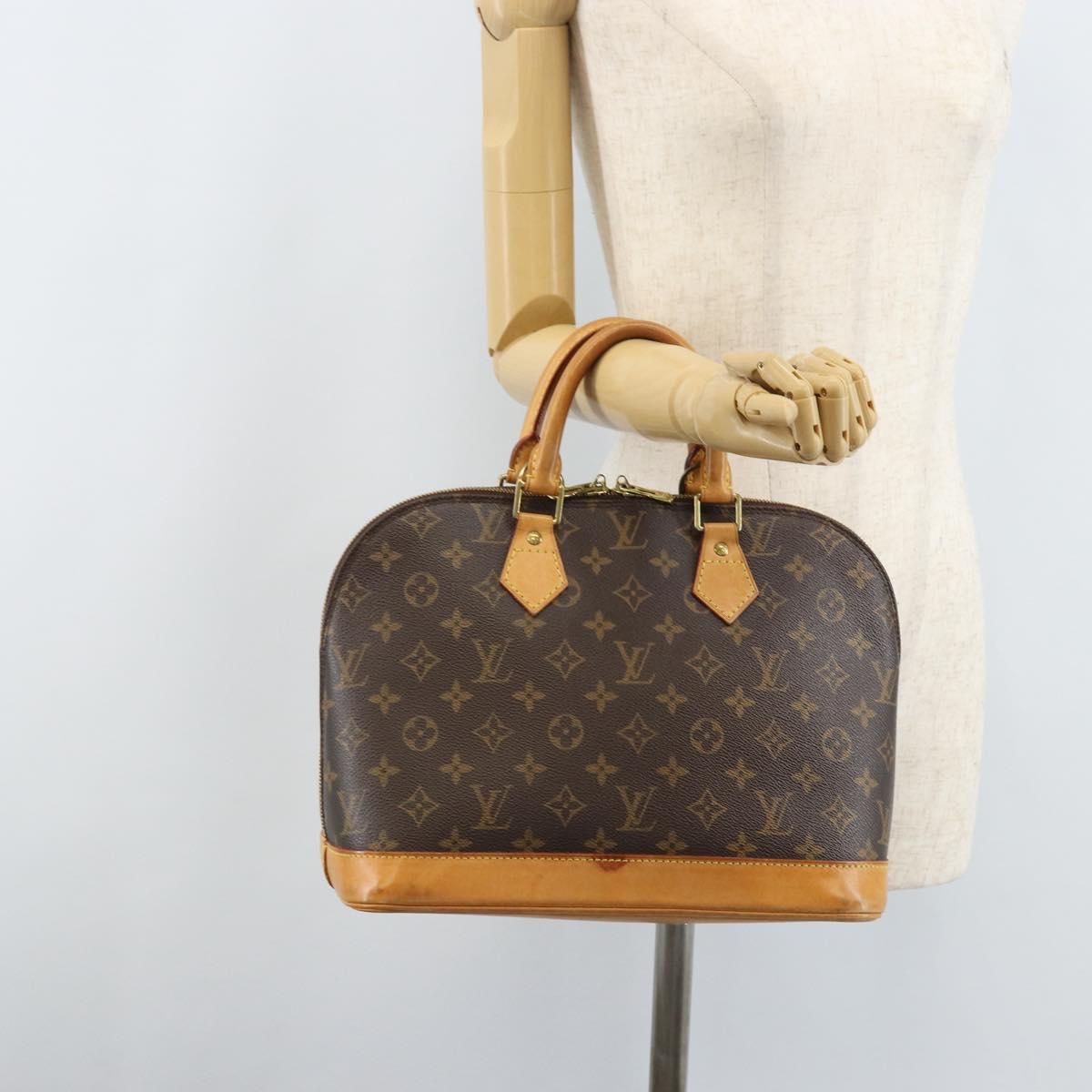 LOUIS VUITTON Monogram Alma Hand Bag M51130 LV Auth ka2922