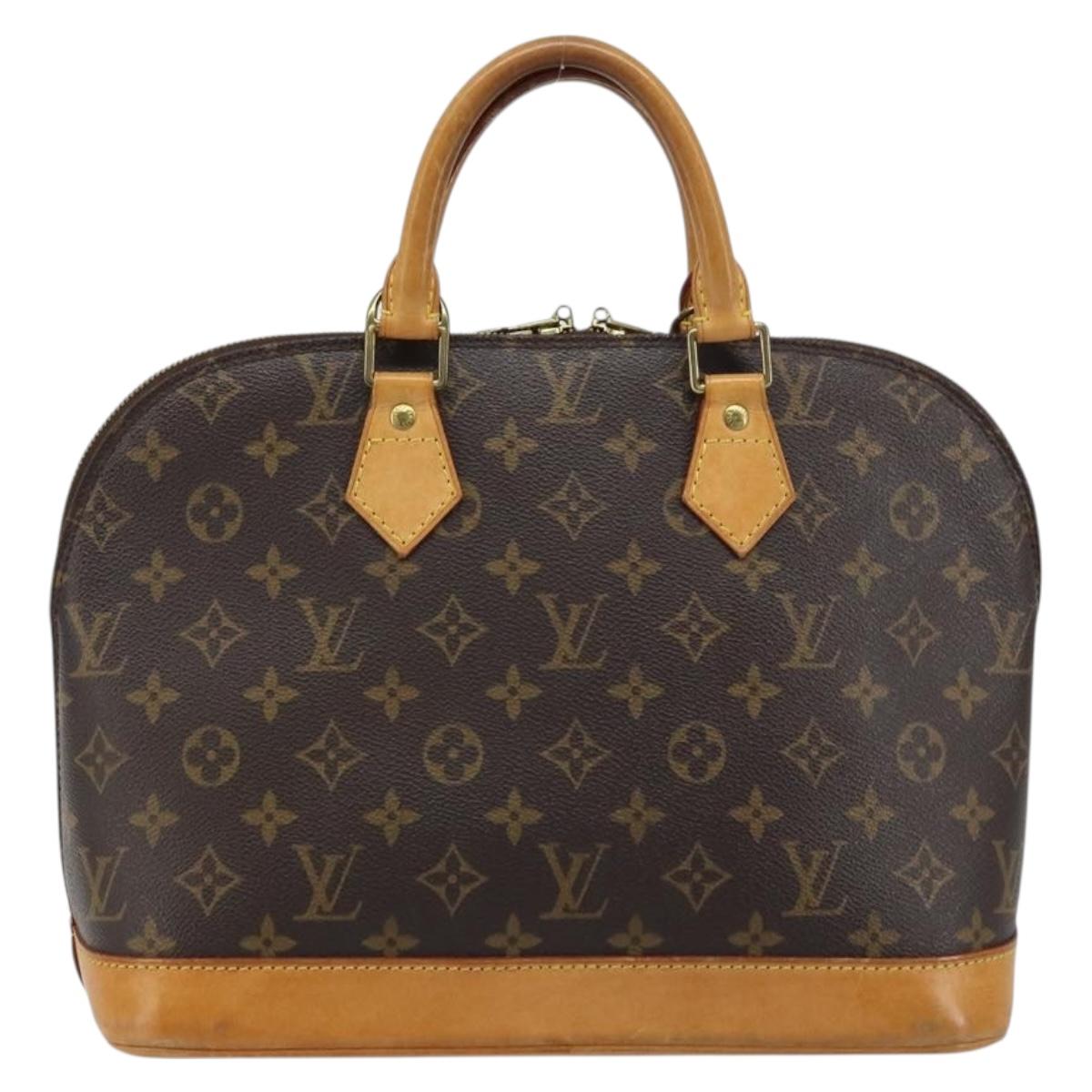 LOUIS VUITTON Monogram Alma Hand Bag M51130 LV Auth ka2922