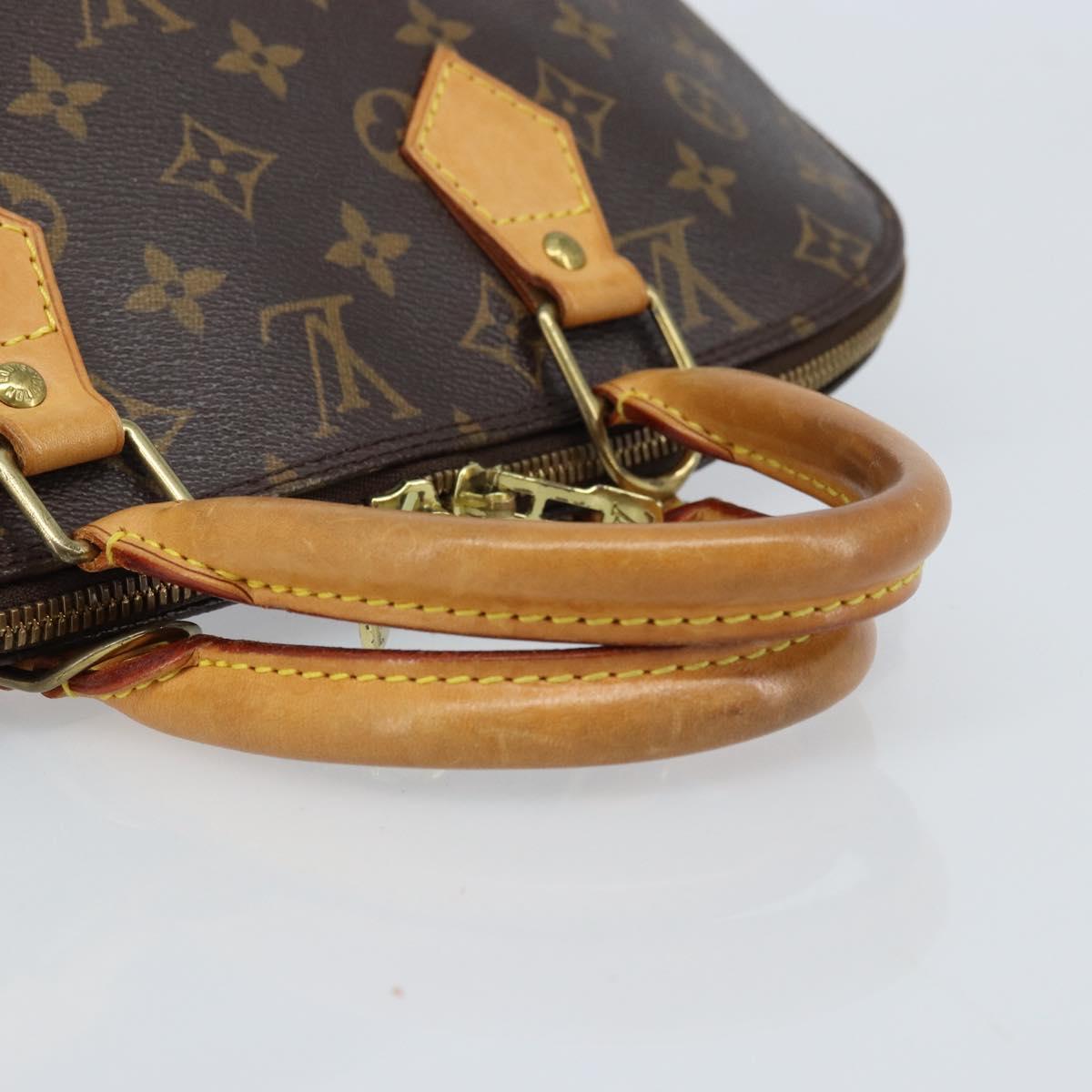 LOUIS VUITTON Monogram Alma Hand Bag M51130 LV Auth ka2922