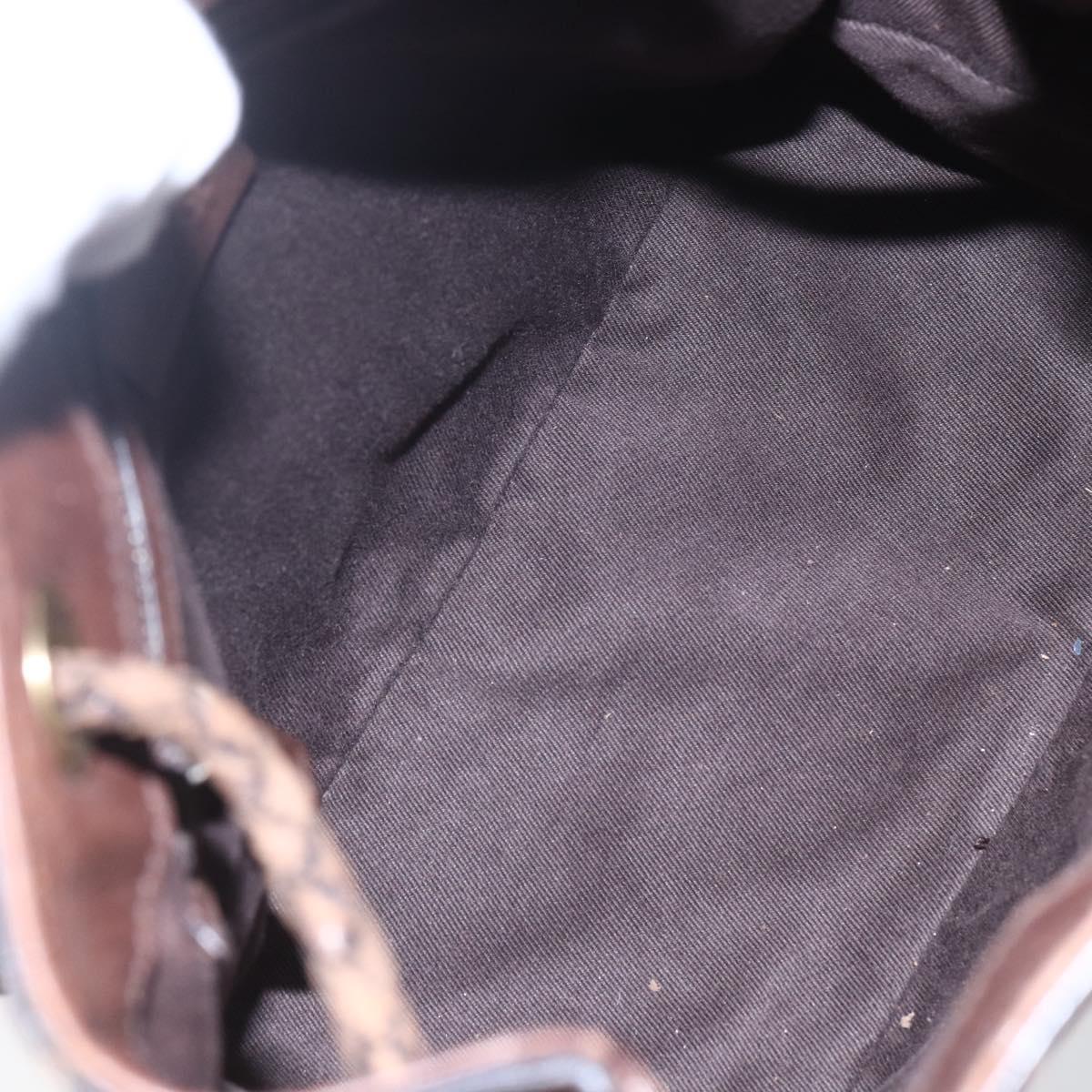 GUCCI GG Canvas Shoulder Bag Beige Gold 109143 Auth ka295