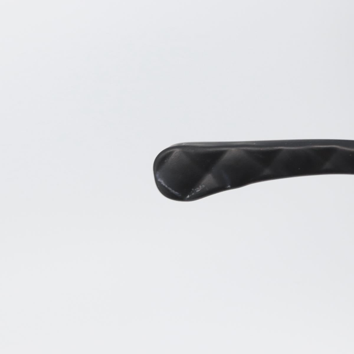 CHANEL Sunglasses plastic Black CC Auth ka2963