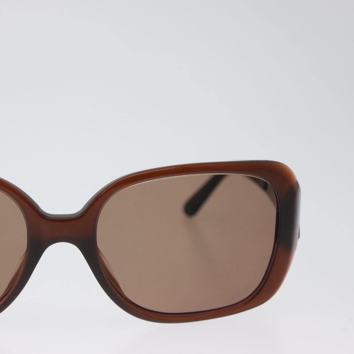 CHANEL Sunglasses plastic Brown CC Auth ka2964