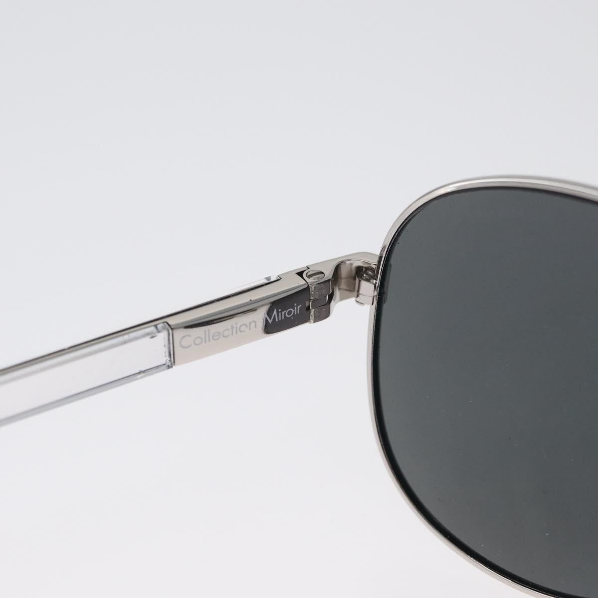 CHANEL Sunglasses metal Silver CC Auth ka2965