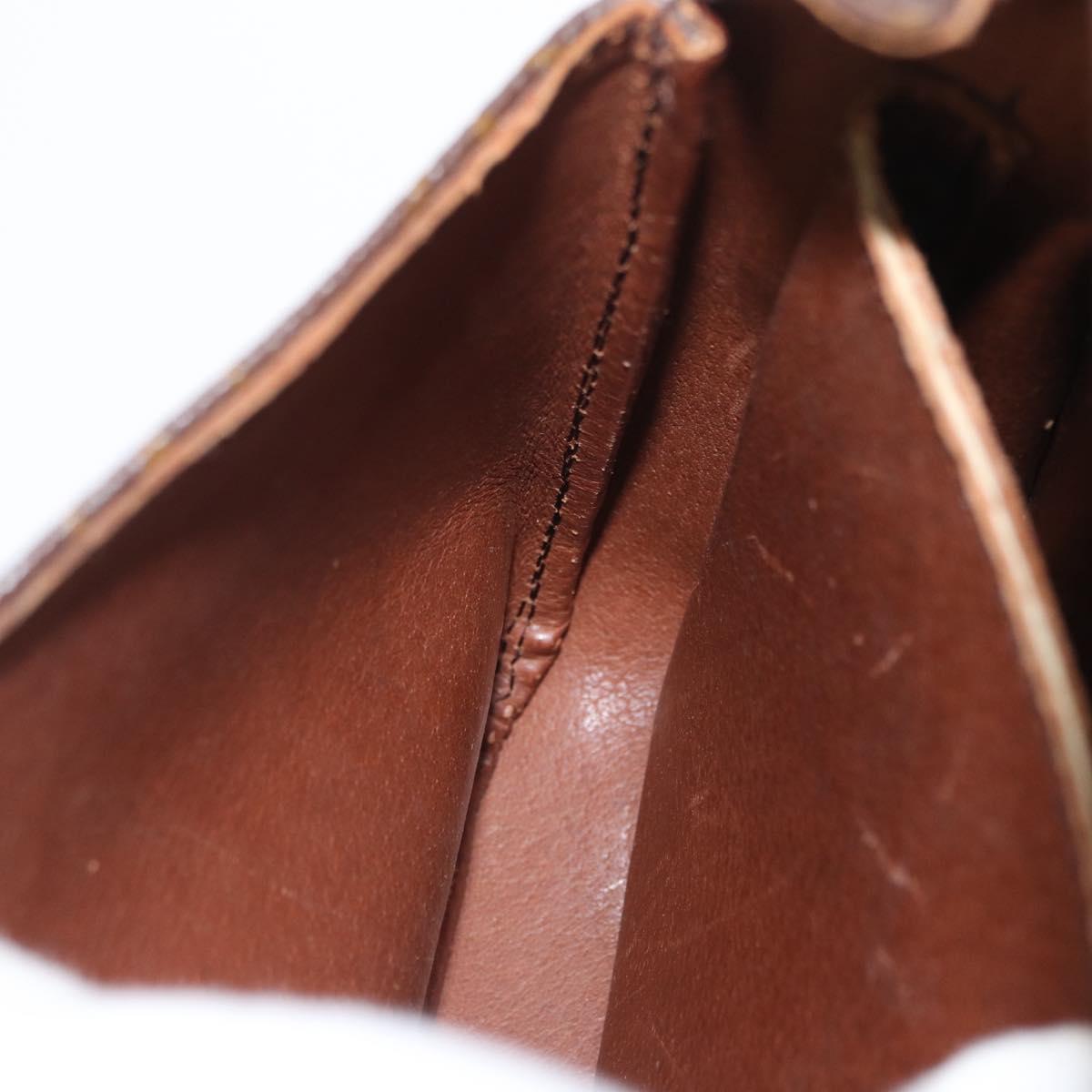 LOUIS VUITTON Monogram Cartouchiere MM Bag Vintage M51253 LV Auth ka2974