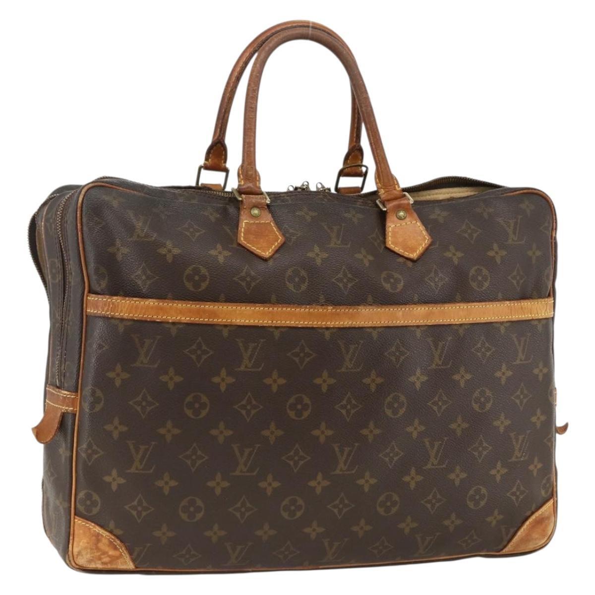 LOUIS VUITTON Porte Documents Voyage 2 Compartments Briefcase M53362 Auth ka2986