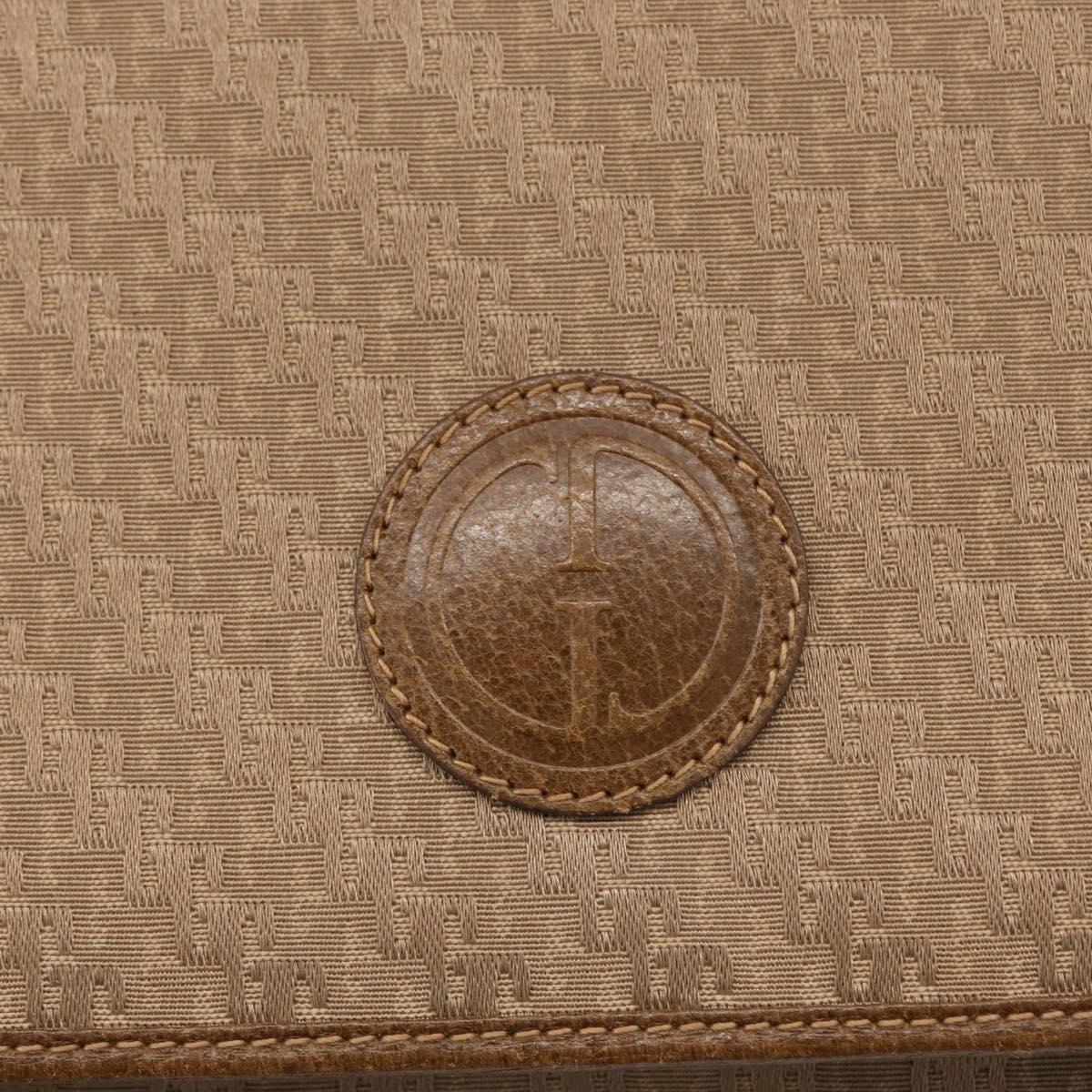GUCCI Shoulder Bag Canvas Beige Gold 004 115 0289 Auth ka3003