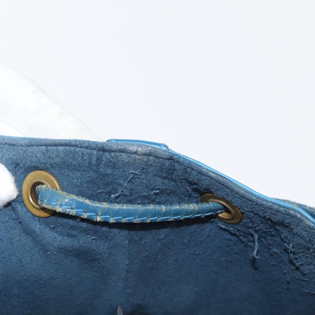 LOUIS VUITTON Epi Petit Noe Shoulder Bag Blue M44105 LV Auth ka3013