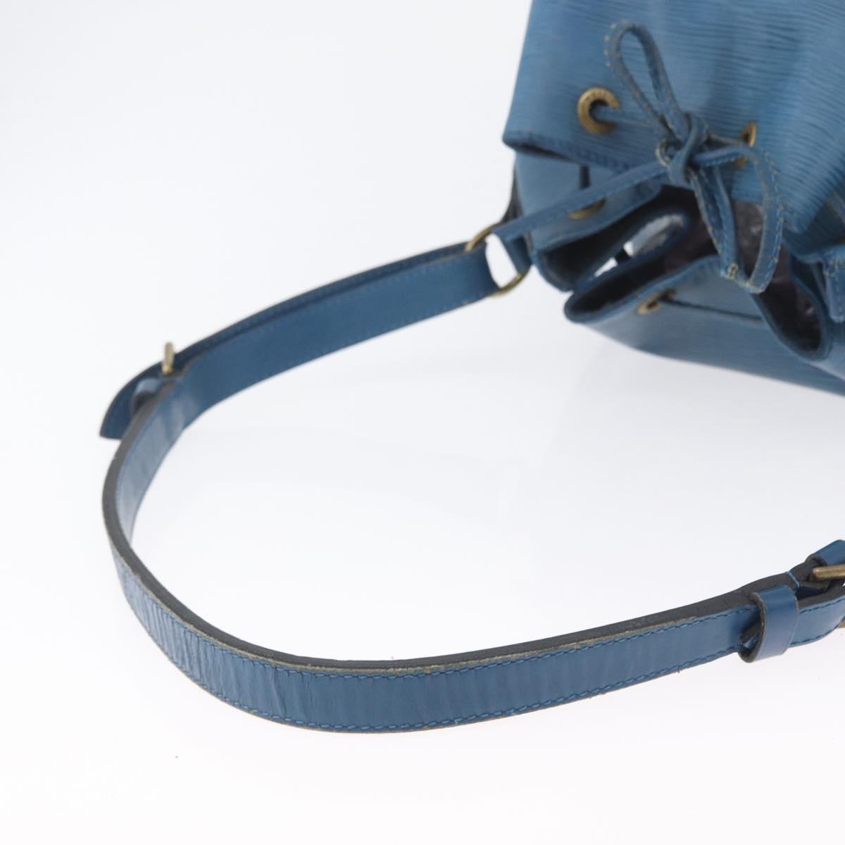 LOUIS VUITTON Epi Petit Noe Shoulder Bag Blue M44105 LV Auth ka3013