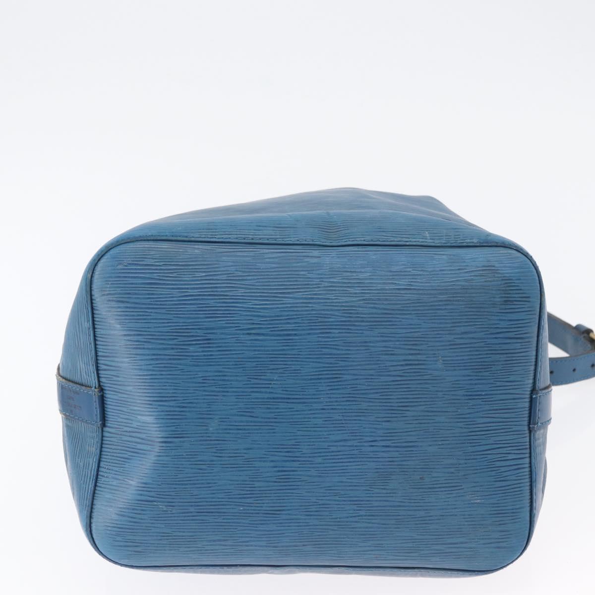 LOUIS VUITTON Epi Petit Noe Shoulder Bag Blue M44105 LV Auth ka3013