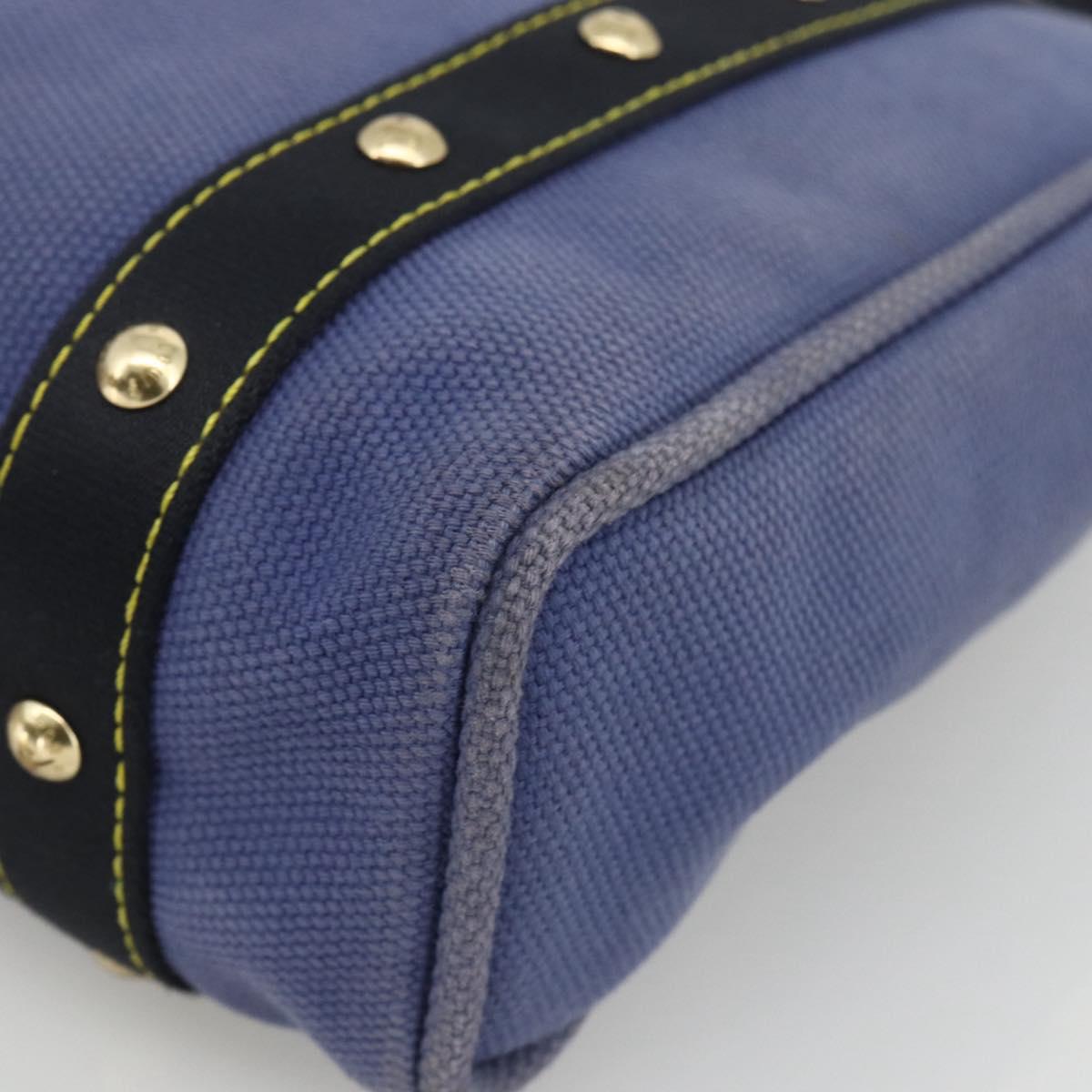 LOUIS VUITTON Antigua Cabas MM Tote Bag Blue M40087 LV Auth ka3019