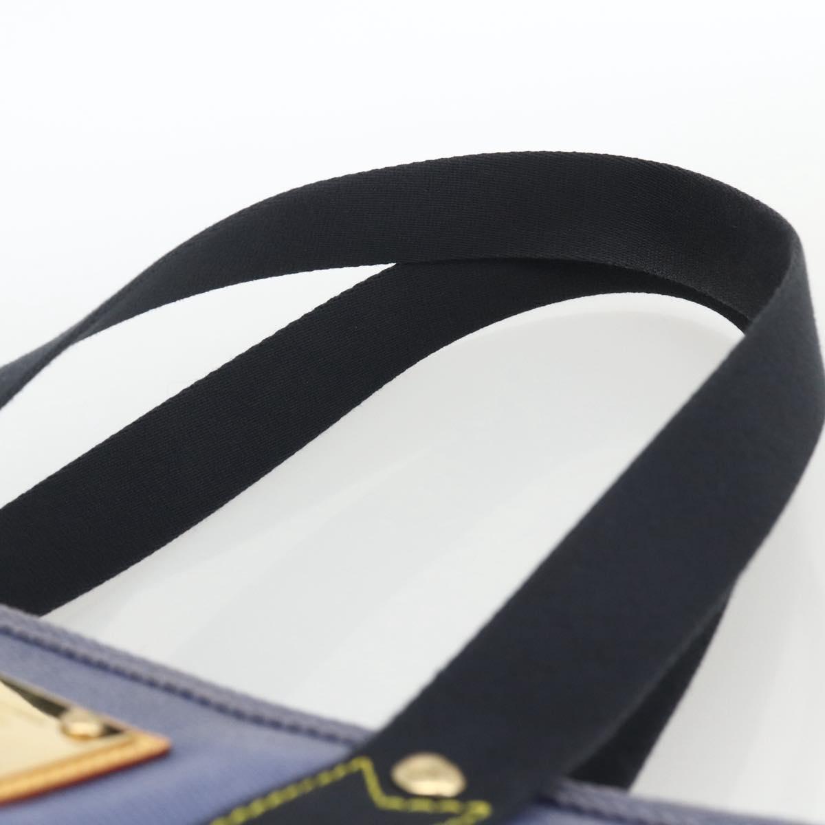 LOUIS VUITTON Antigua Cabas MM Tote Bag Blue M40087 LV Auth ka3019