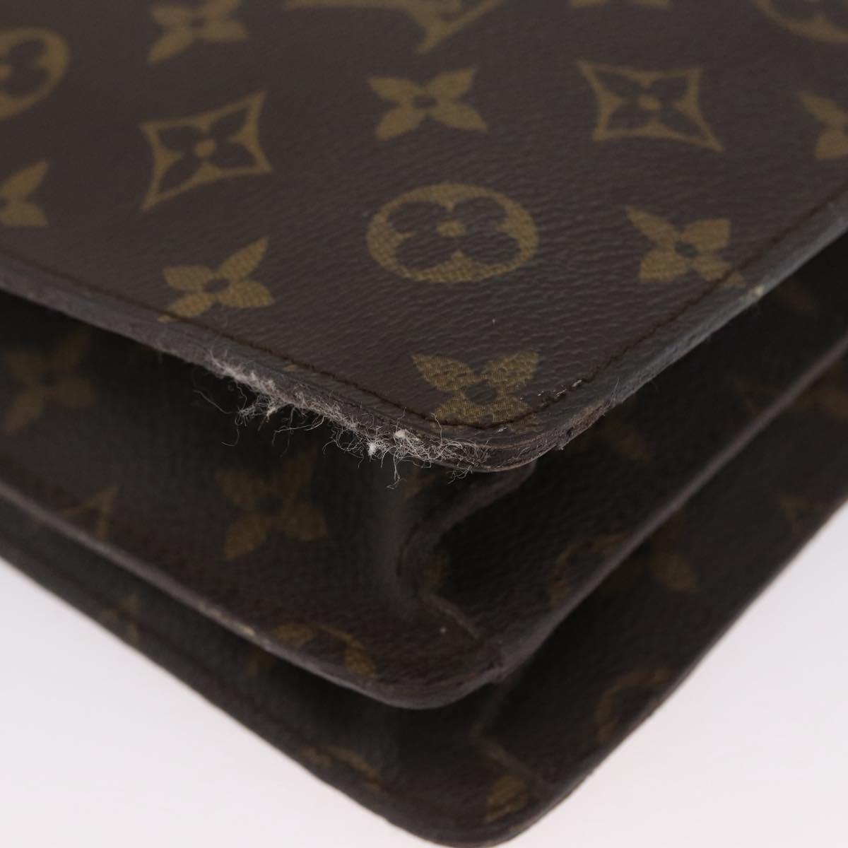 LOUIS VUITTON Monogram Serviette Conseiller Briefcase M53331 LV Auth ka3020