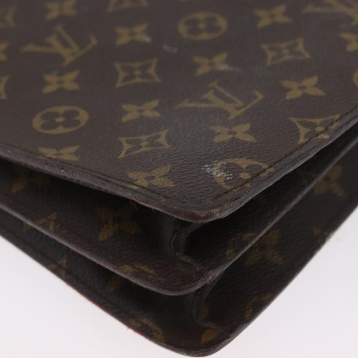 LOUIS VUITTON Monogram Serviette Conseiller Briefcase M53331 LV Auth ka3020
