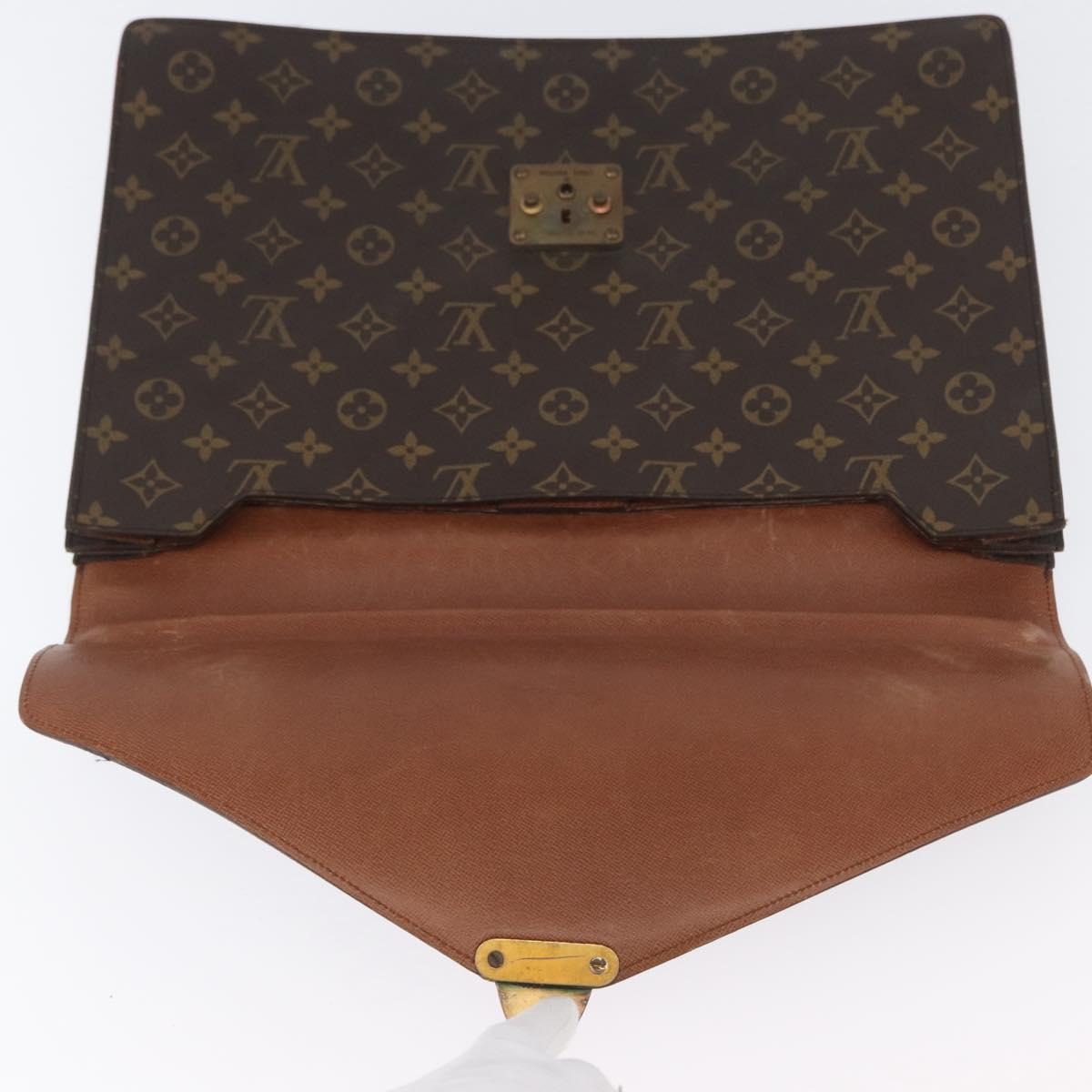 LOUIS VUITTON Monogram Serviette Conseiller Briefcase M53331 LV Auth ka3020
