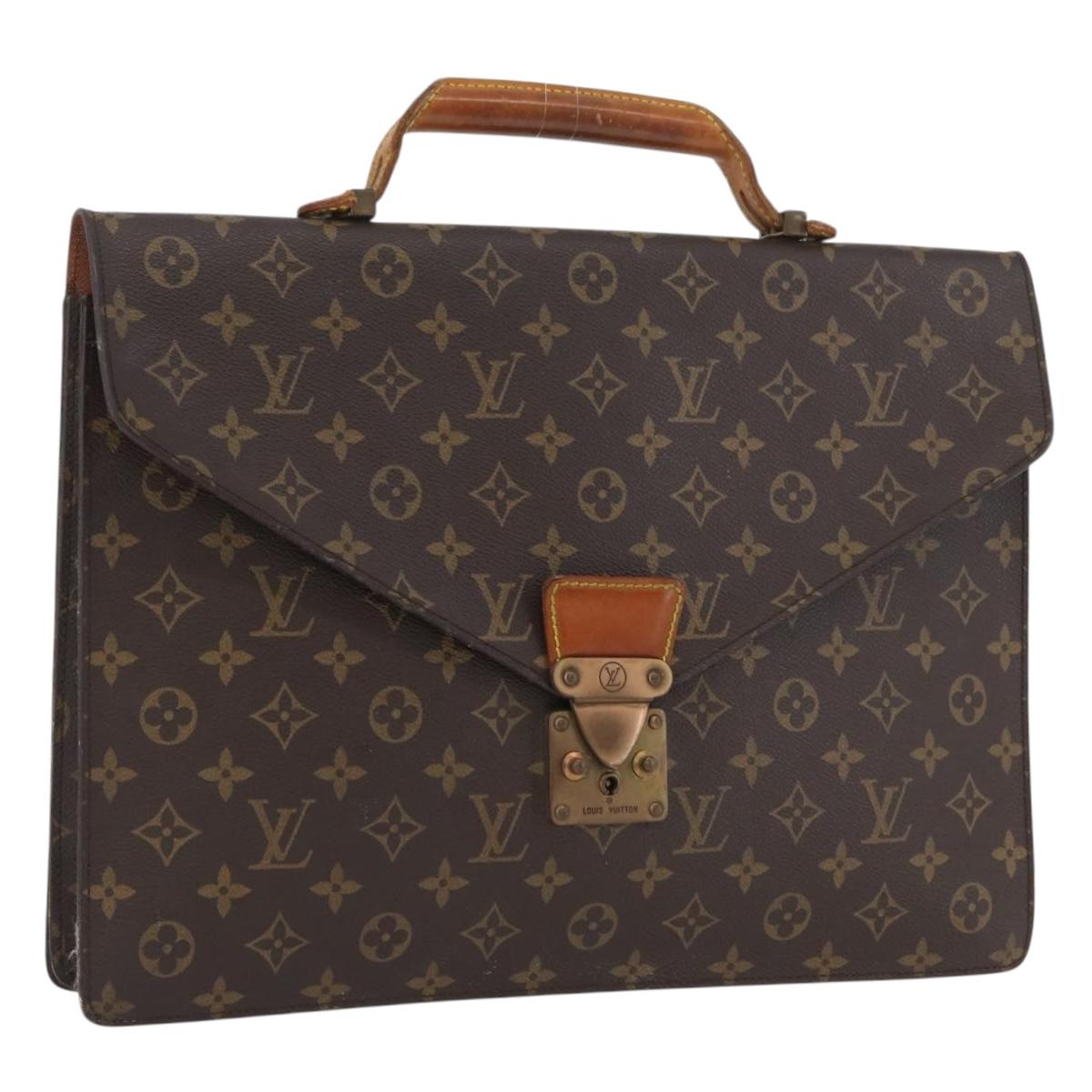 LOUIS VUITTON Monogram Serviette Conseiller Briefcase M53331 LV Auth ka3020
