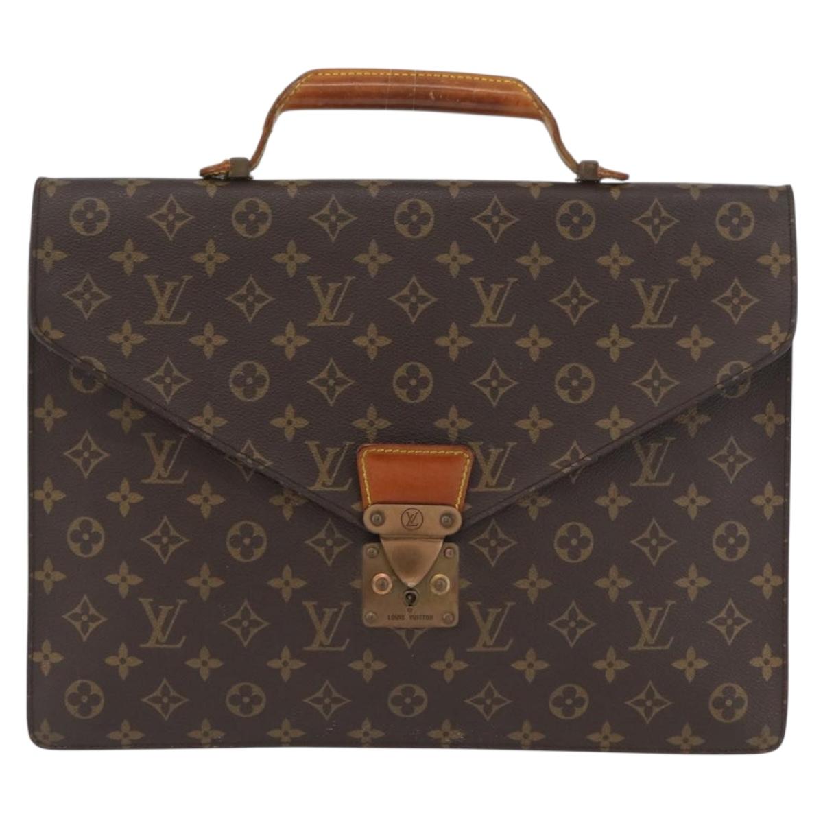 LOUIS VUITTON Monogram Serviette Conseiller Briefcase M53331 LV Auth ka3020